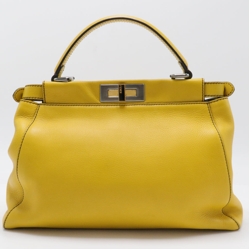 Fendi Peekaboo Bag Soft Leather Regular