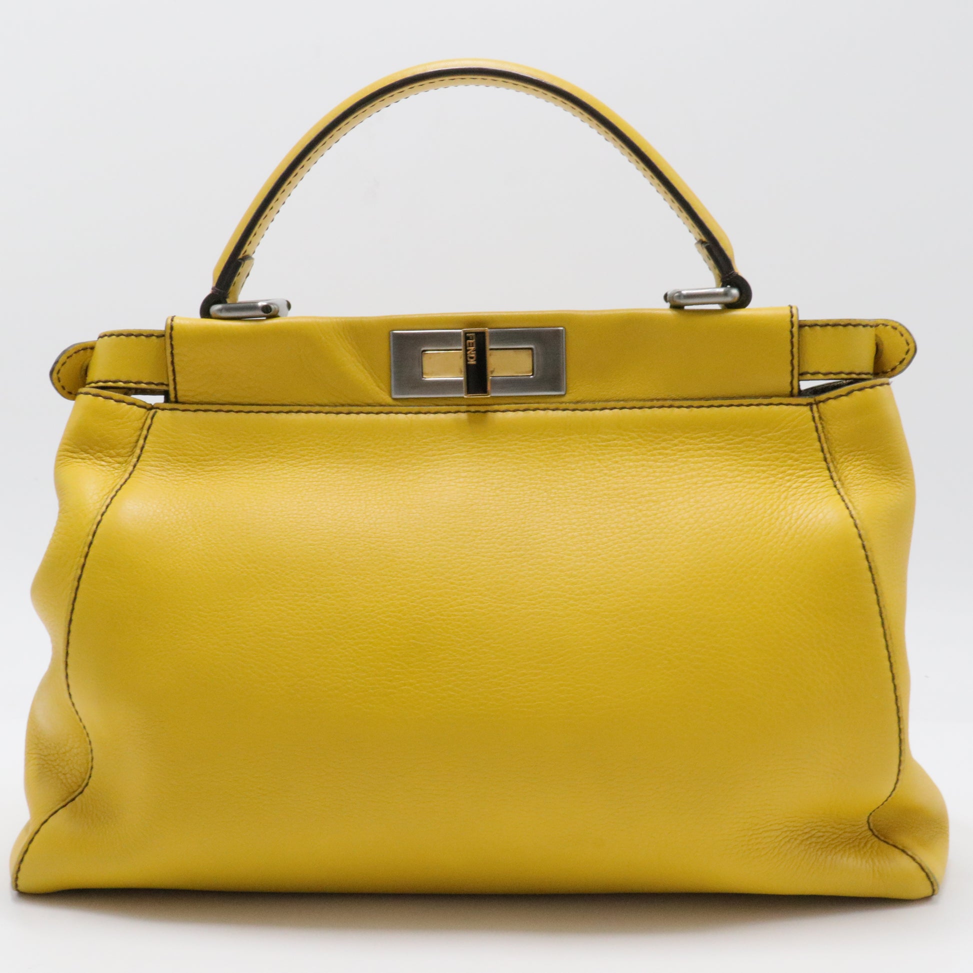 Fendi Peekaboo Bag Soft Leather Regular