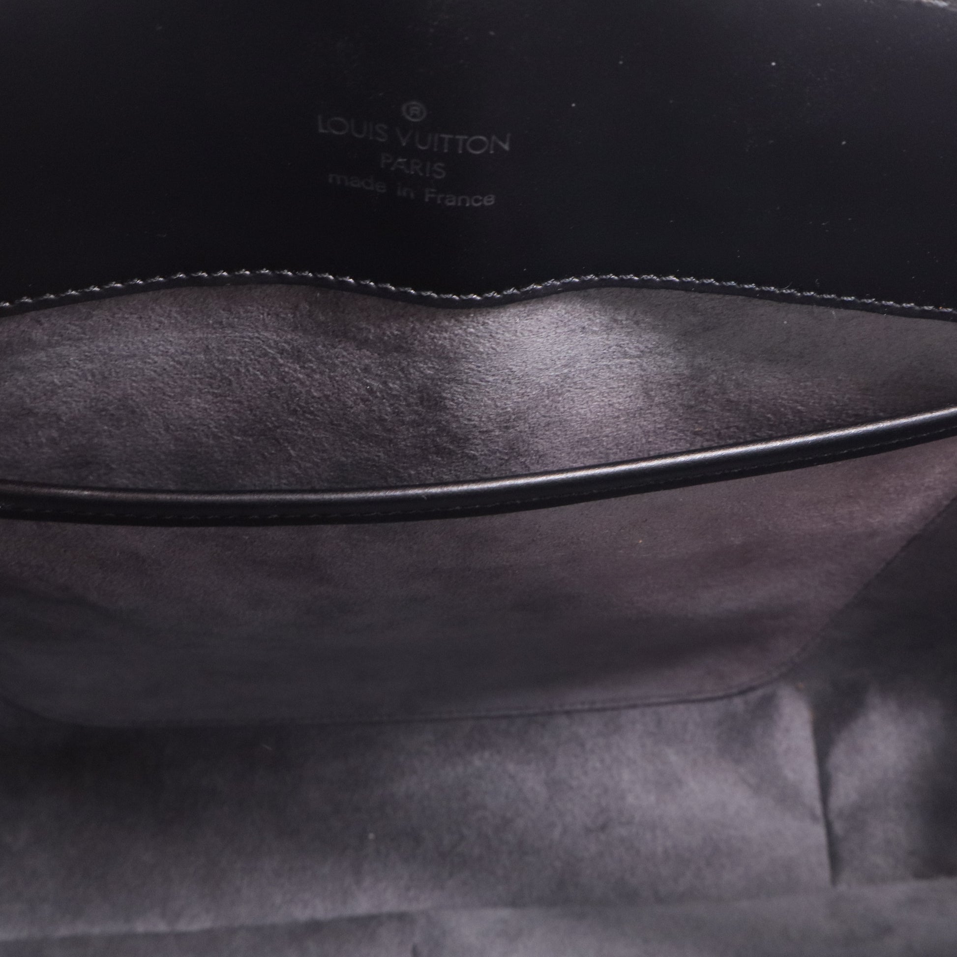 Louis Vuitton Black Epi Reverie Shoulder Bag