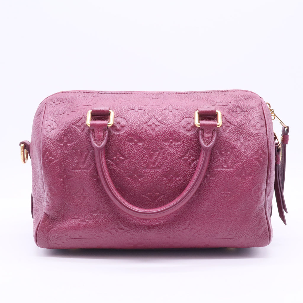 Speedy Bandouliere Bag Monogram Empreinte Leather 25