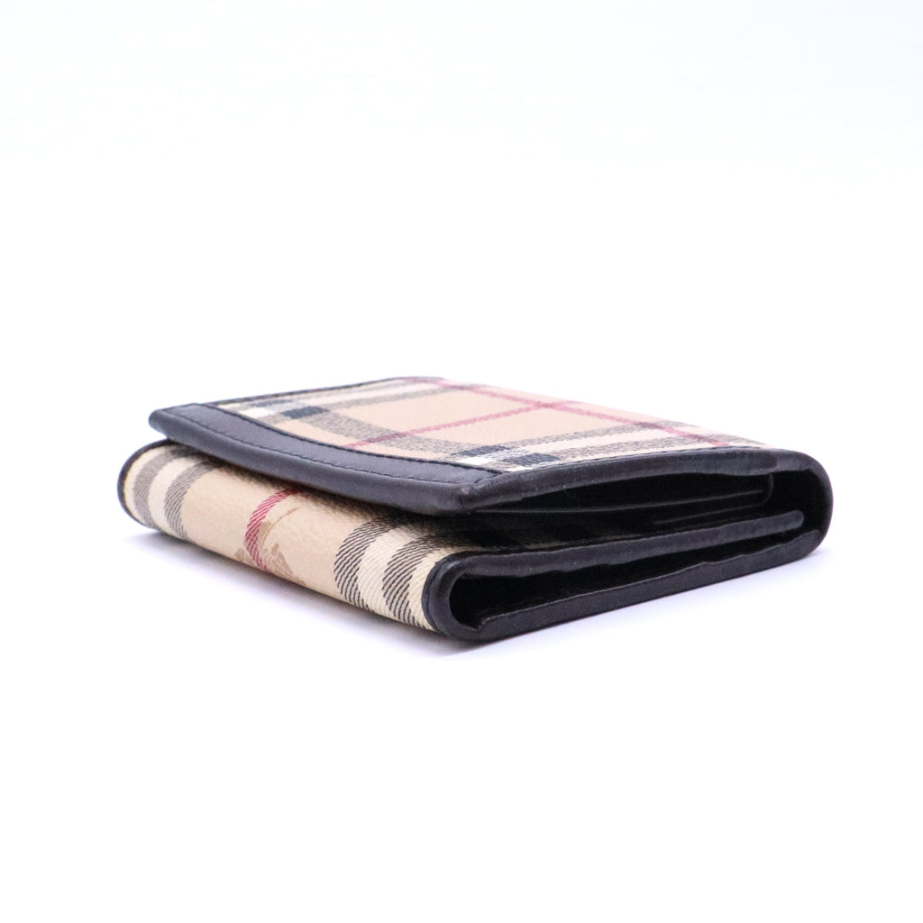 Haymarket Check Pattern Plaid Print Wallet