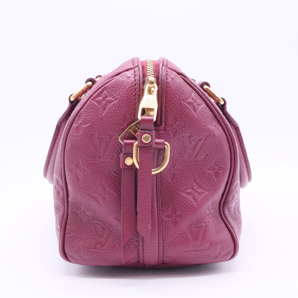 Speedy Bandouliere Bag Monogram Empreinte Leather 25