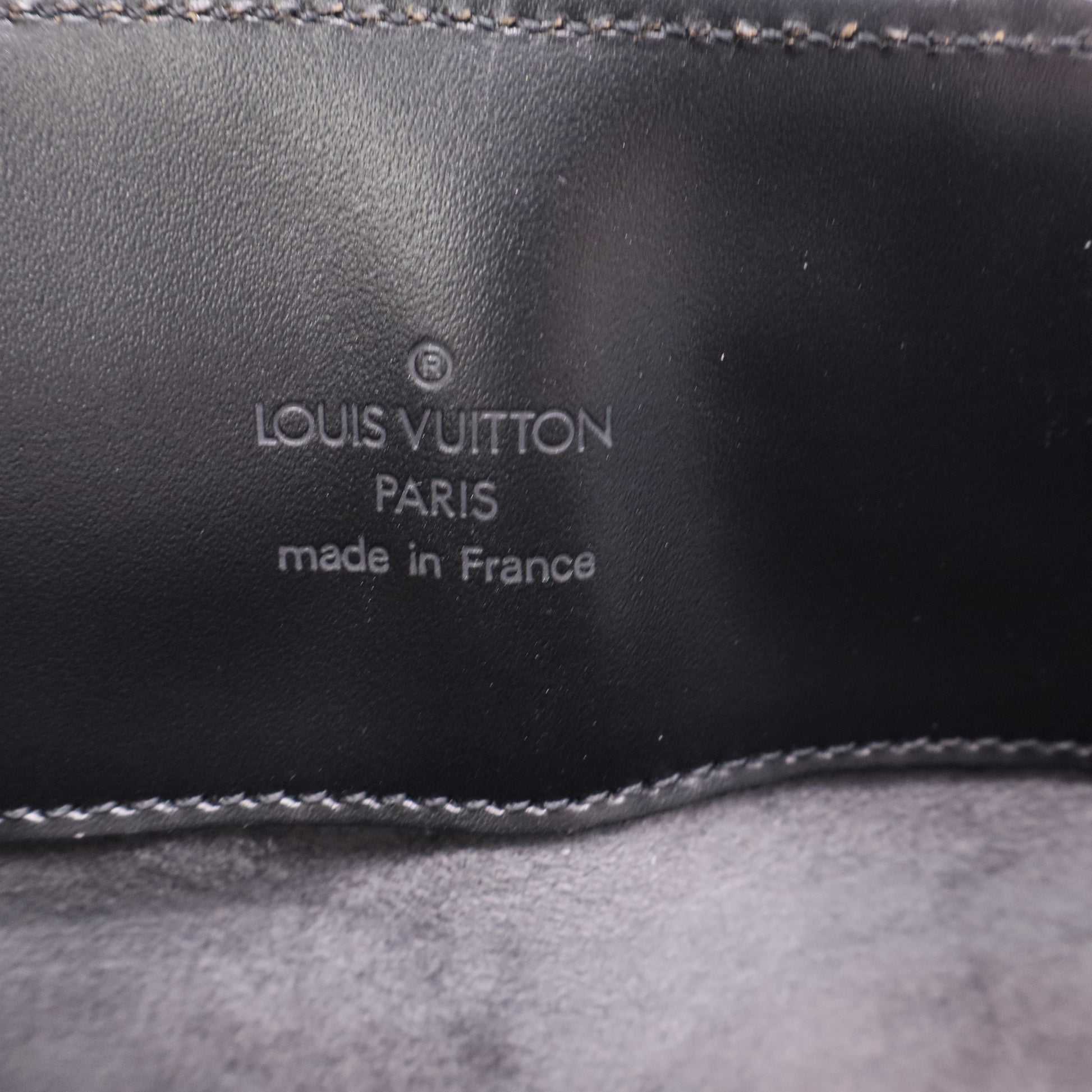 Louis Vuitton Black Epi Reverie Shoulder Bag