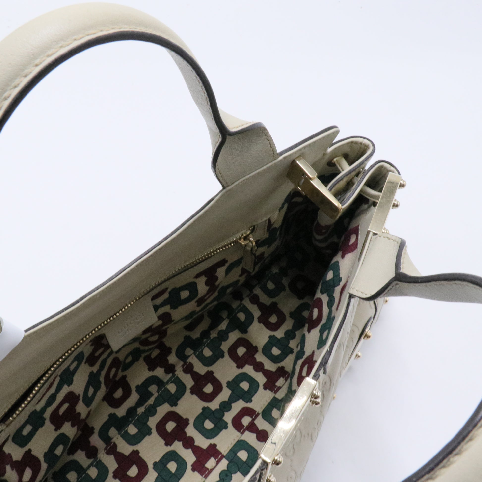 Guccissima Race Top Handle Tote Medium