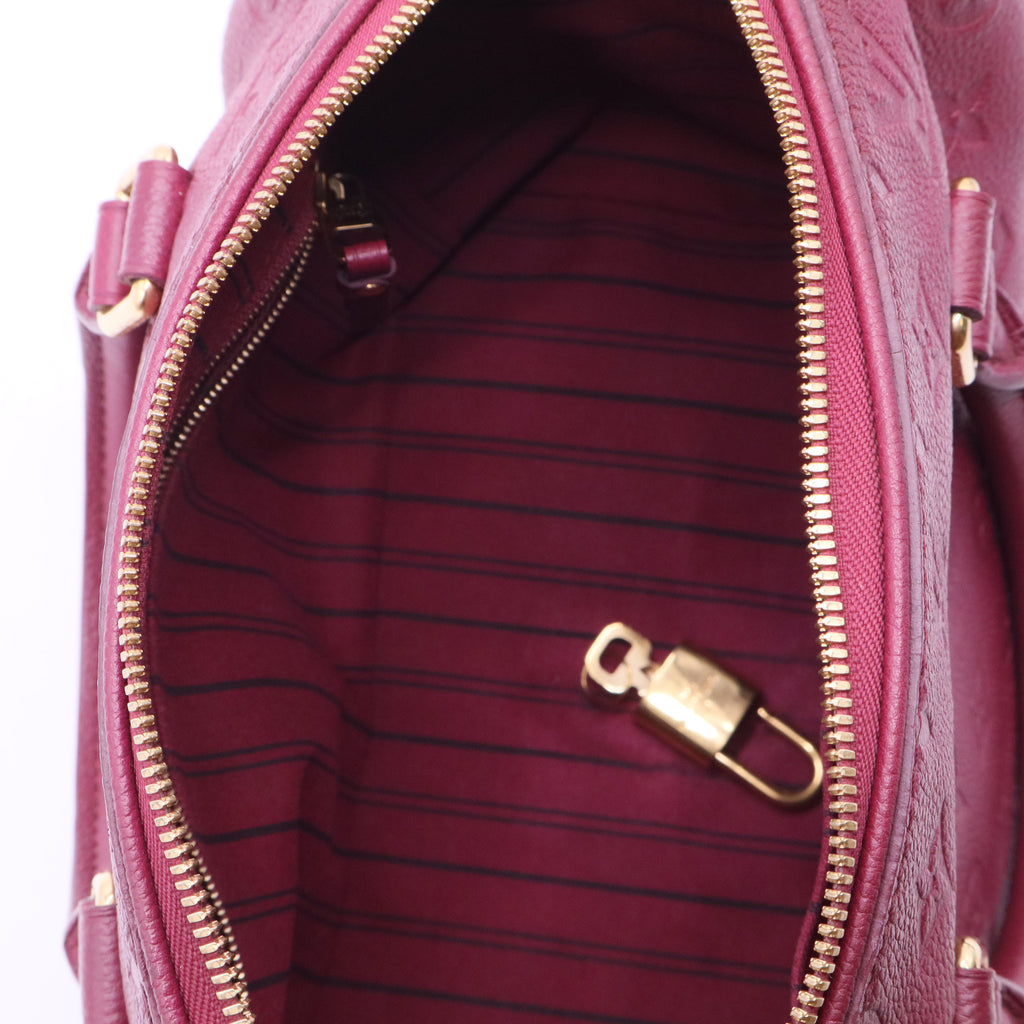 Speedy Bandouliere Bag Monogram Empreinte Leather 25
