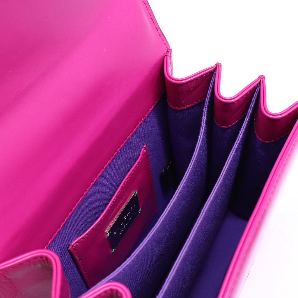 Pink Leather Shoulder Bag B20675