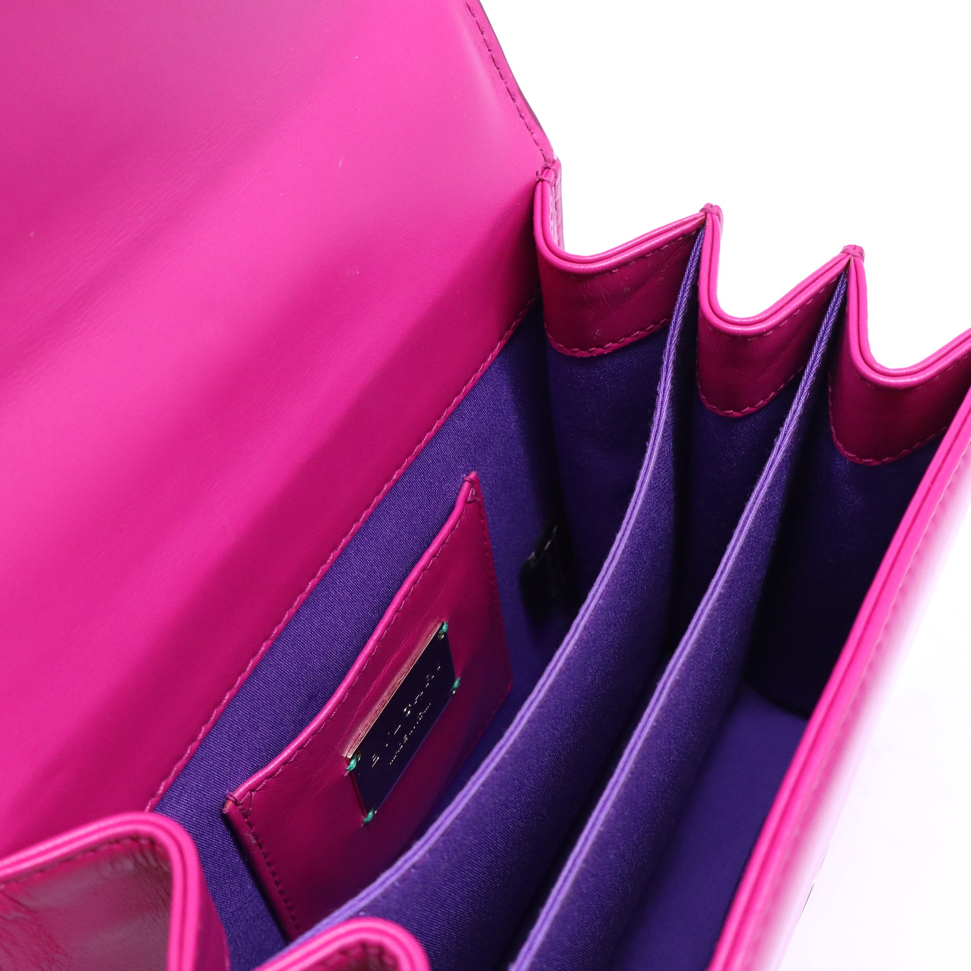 Pink Leather Shoulder Bag B20675