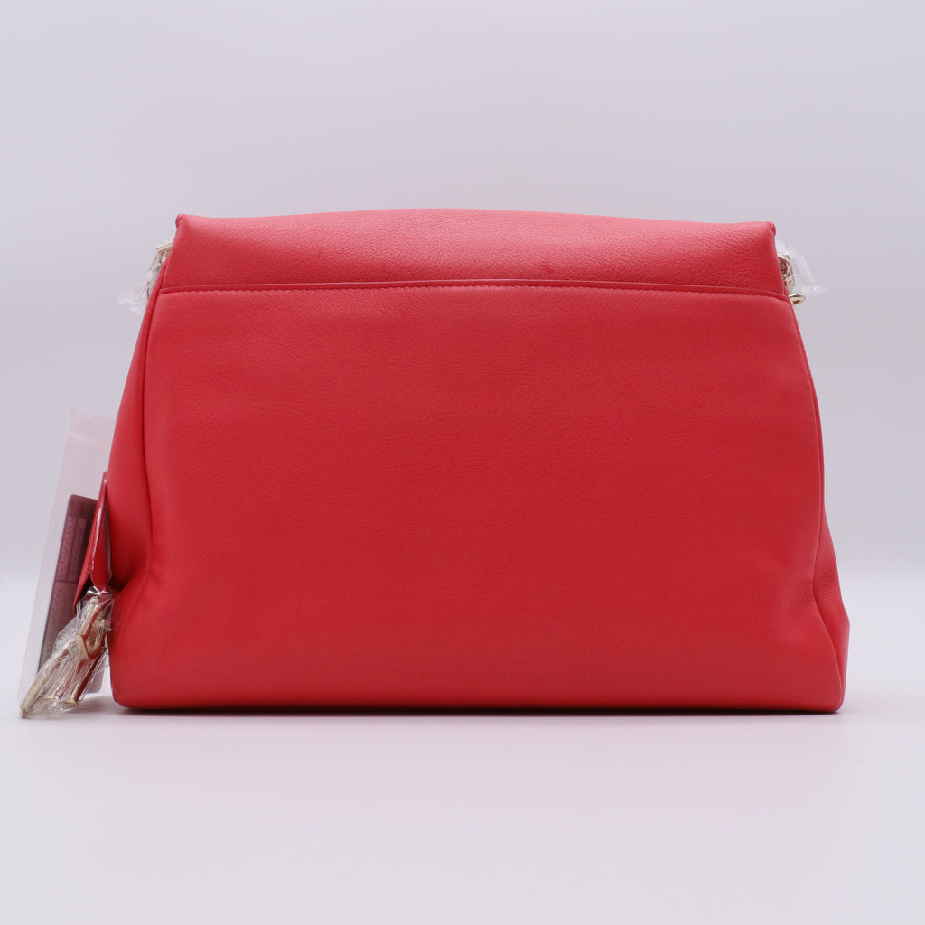 Calfskin Small Diorling Red twins