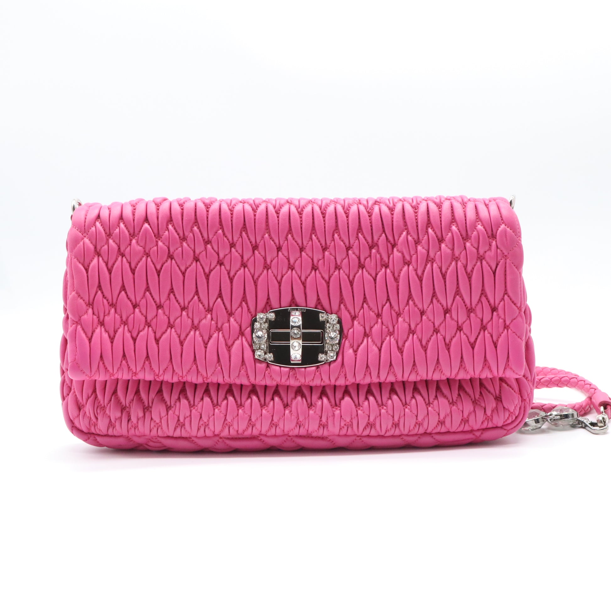 Miu Miu Cloqué Nappa Leather Bag B22308