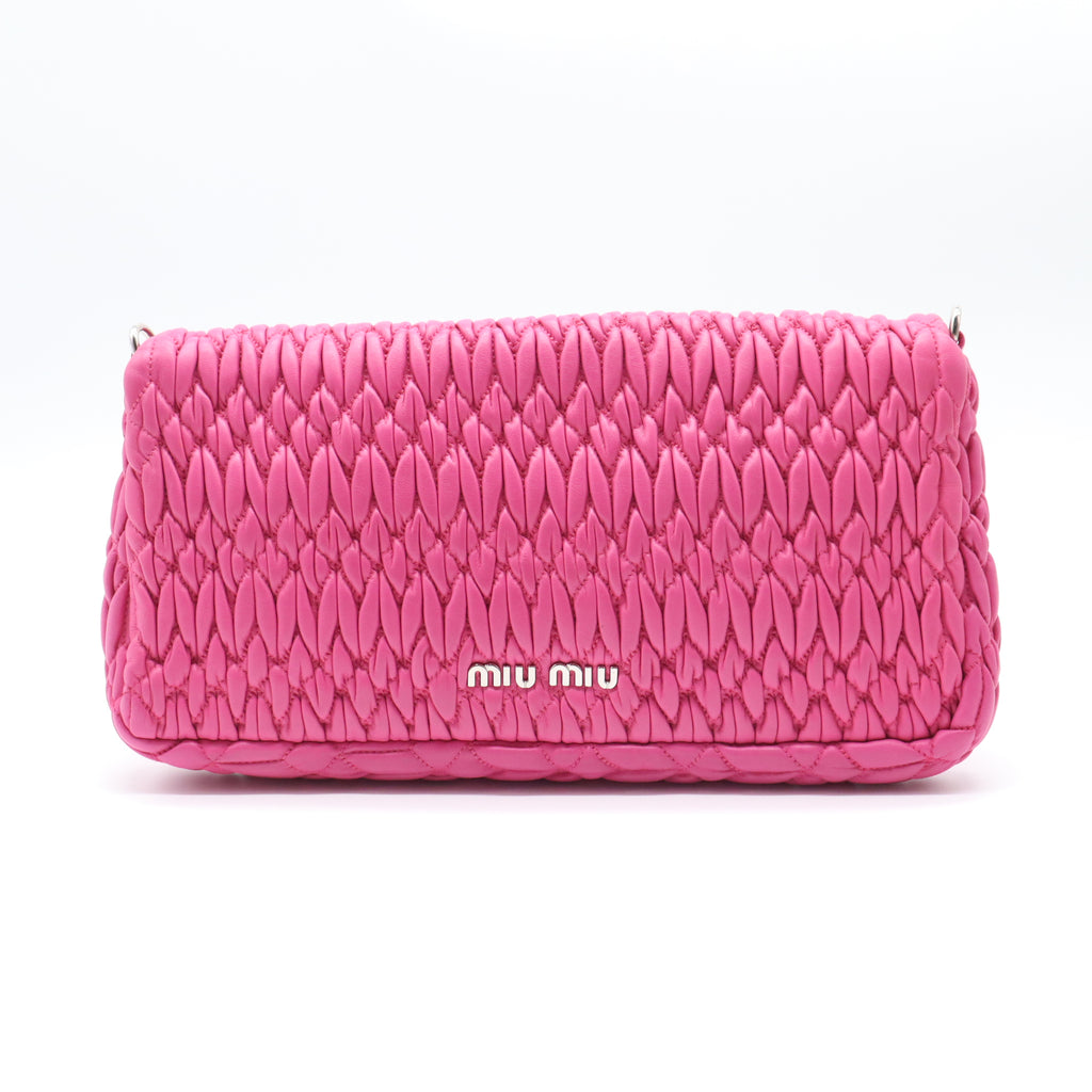 Miu Miu Cloqué Nappa Leather Bag B22308