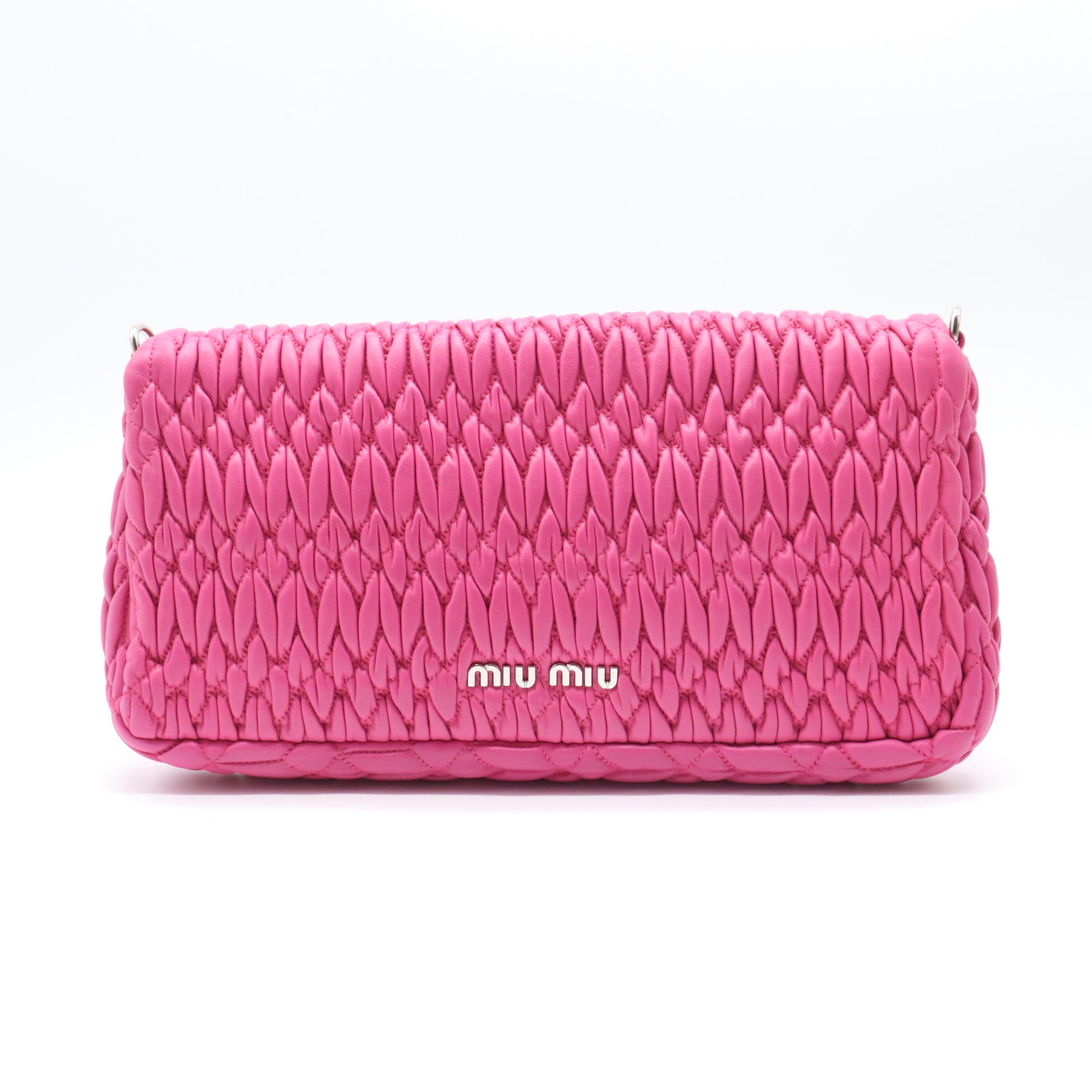 Miu Miu Cloqué Nappa Leather Bag B22308