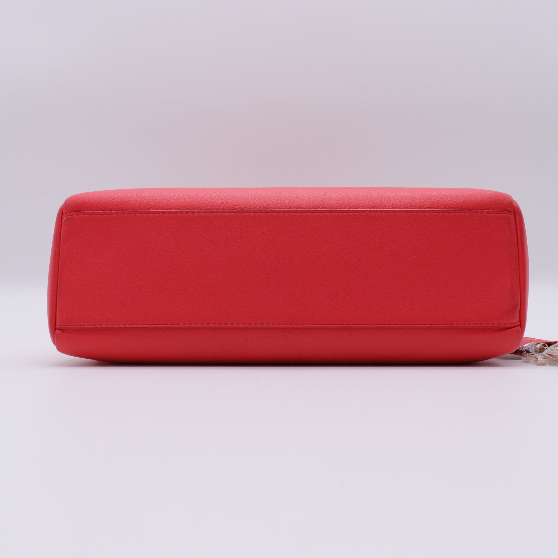 Calfskin Small Diorling Red twins