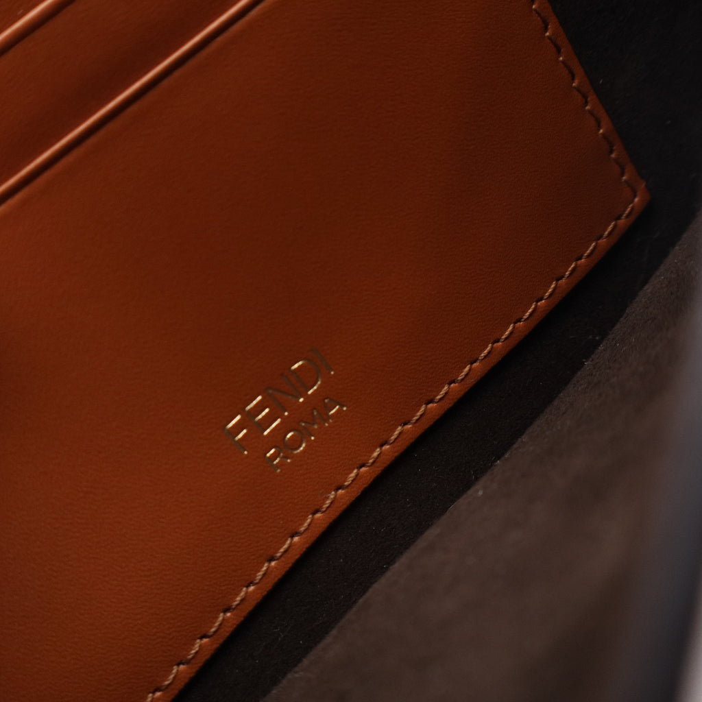 Duo Baguette Crossbody Bag Leather Small