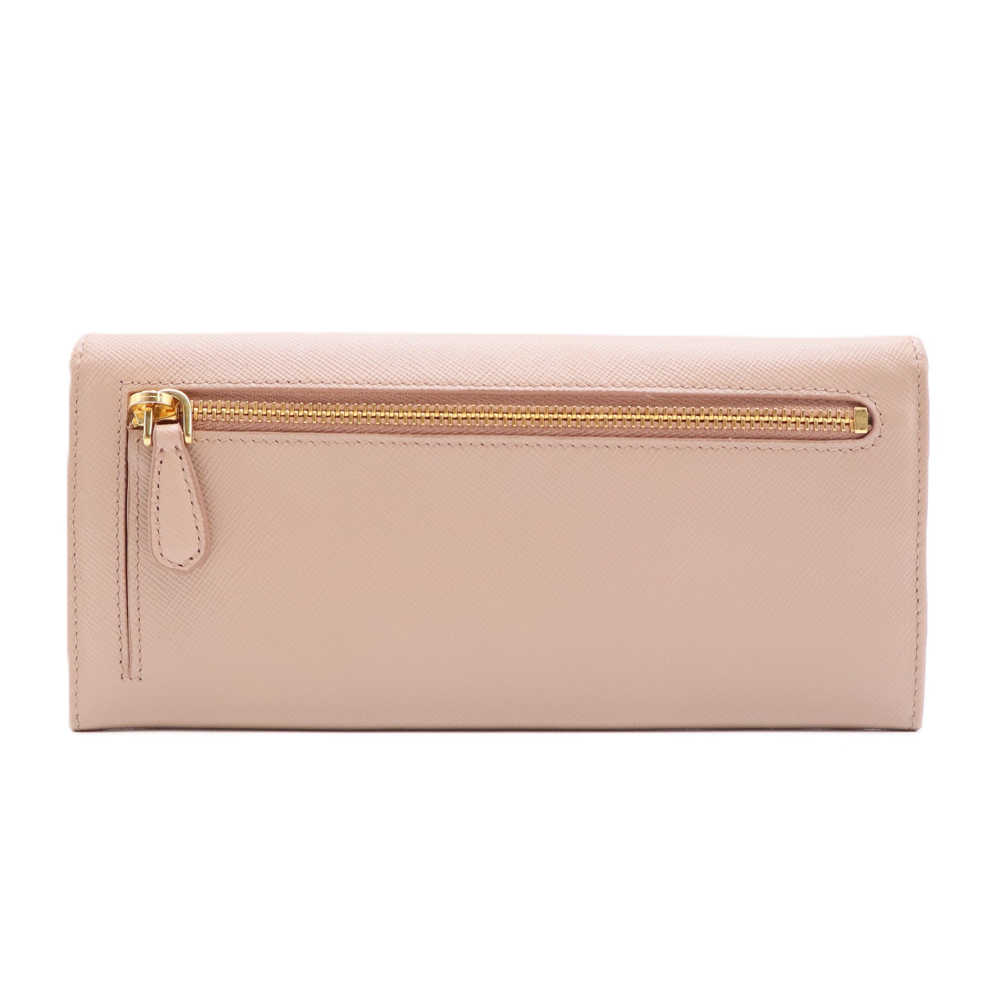 Cammeo Saffiano Metal Leather Long Continental Wallet