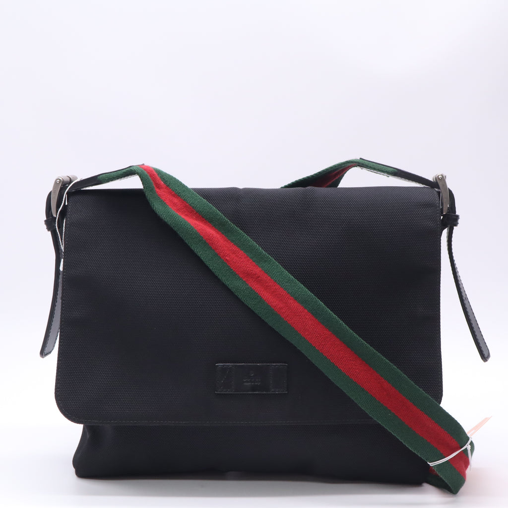 Web Strap Messenger Bag Techno Canvas Medium Twins LDZ501