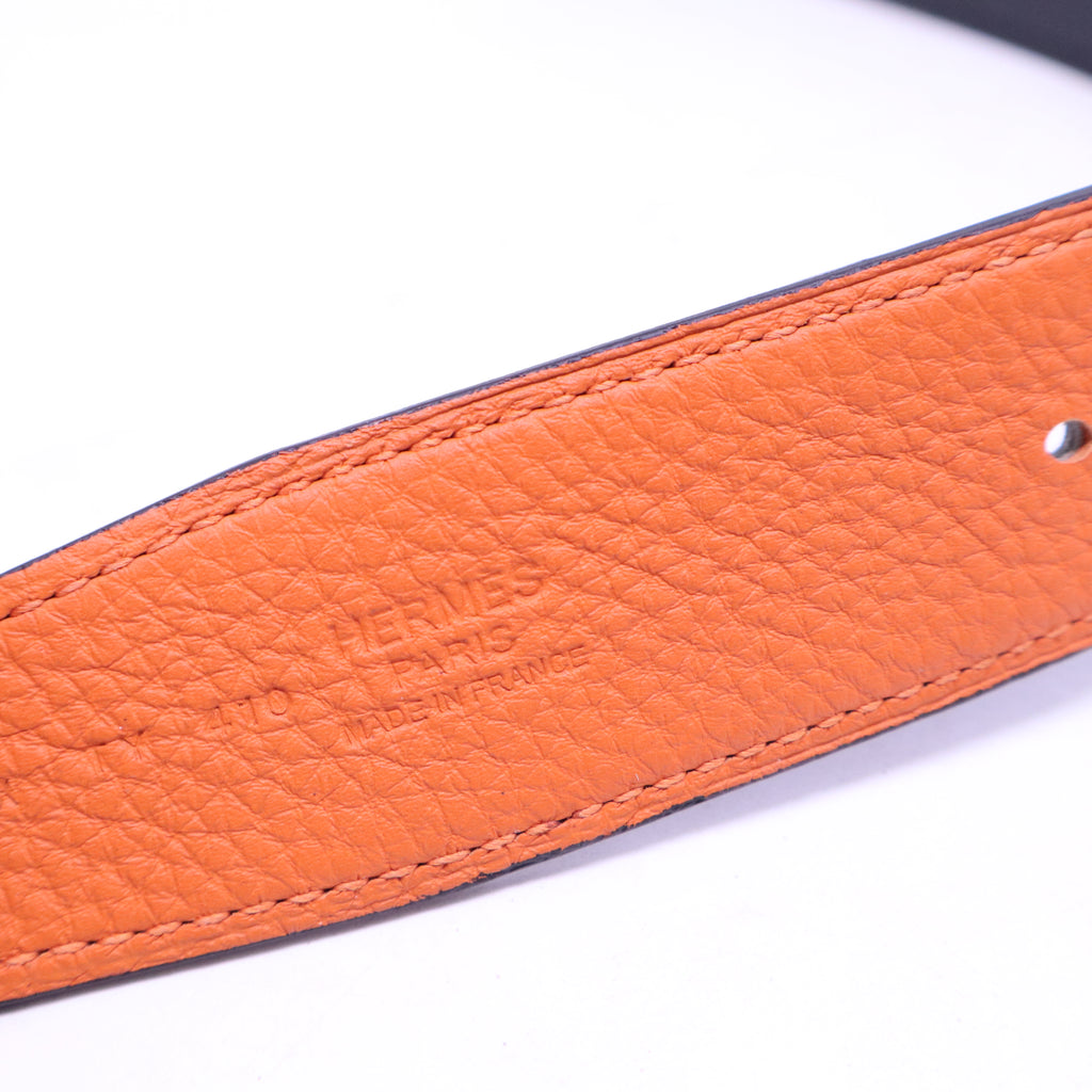Black Leather Constance Belt Golden Metal Pony-style calfskin W20624