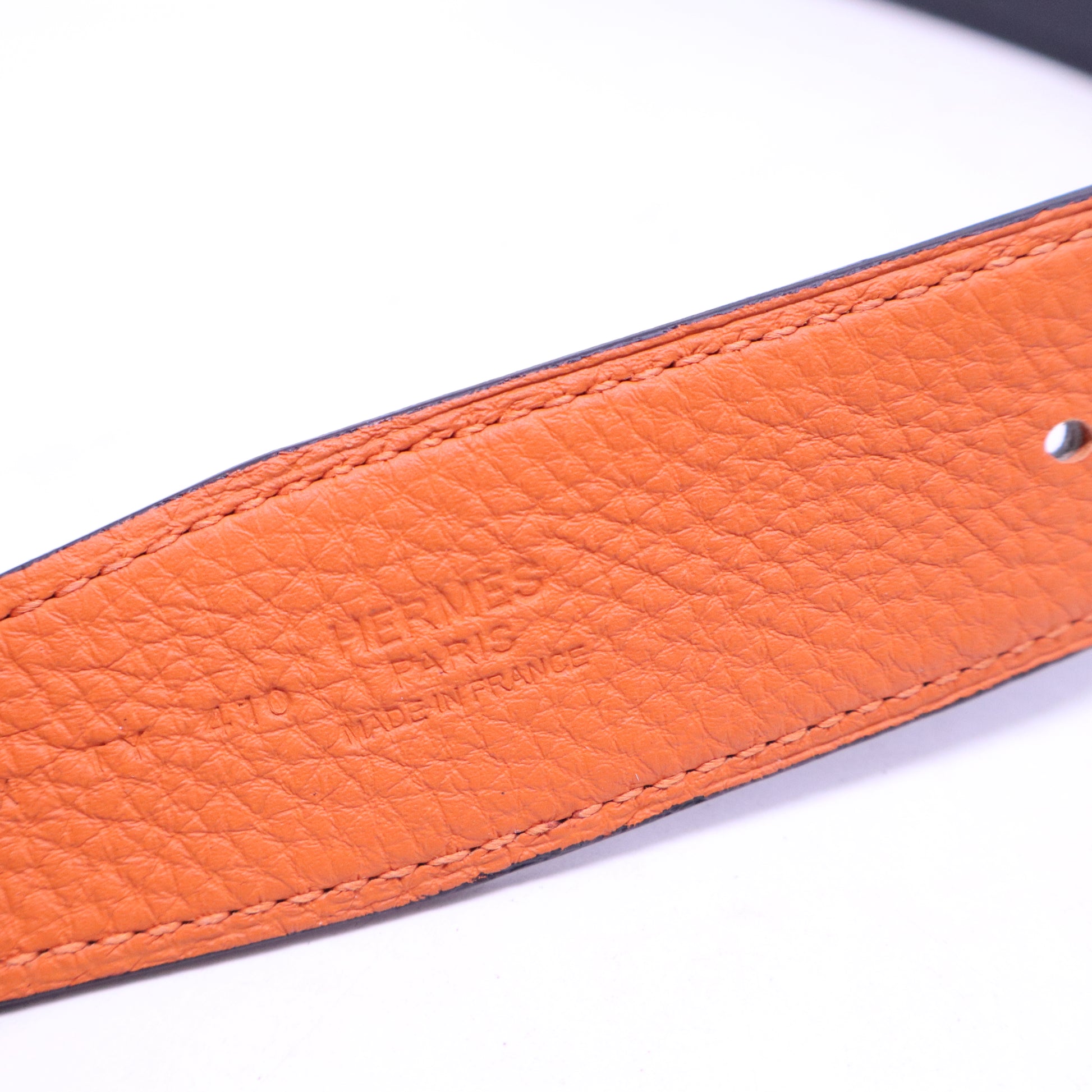 Black Leather Constance Belt Golden Metal Pony-style calfskin W20624