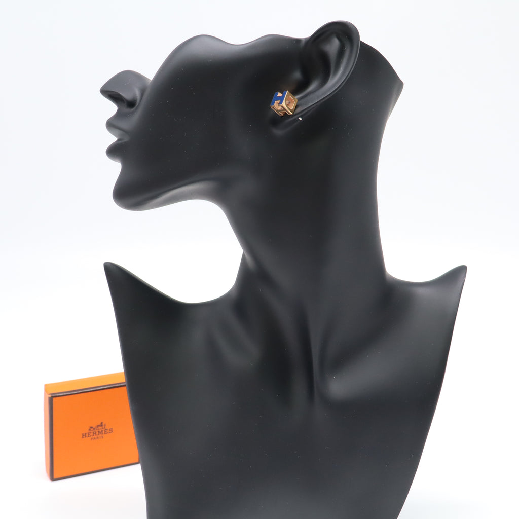 Hermès Cube H Stud Earrings W21872