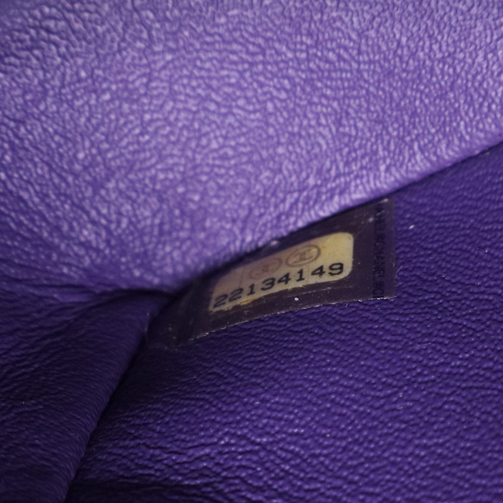 Timeless Mini Rectangular Purple Lambskin   B20300