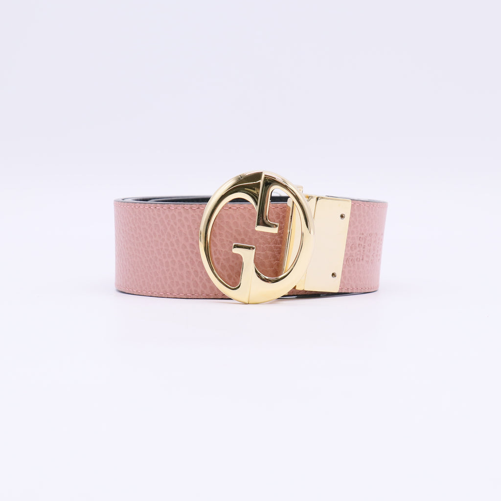 Gucci 1973 Pattern Leather Belt W23040