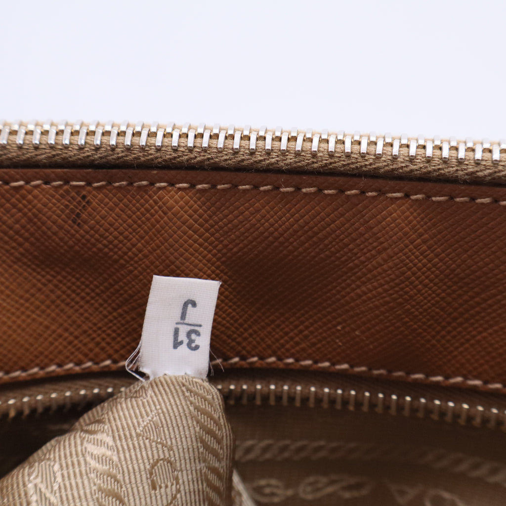 Galleria Double Zip Tote Saffiano Leather Large Twins LDJ3047