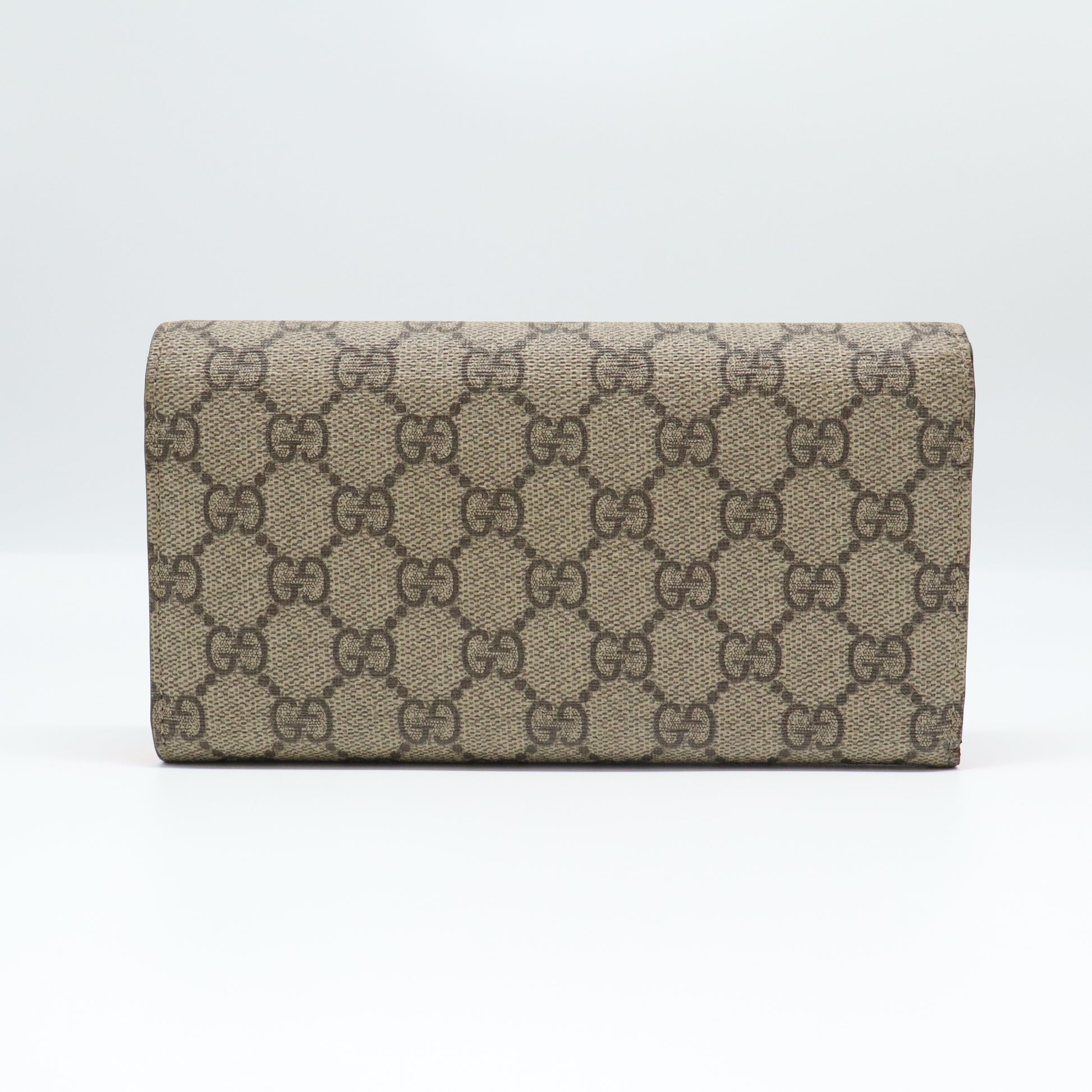 Gucci GG Supreme Heart Cutout Continental Wallet W21644