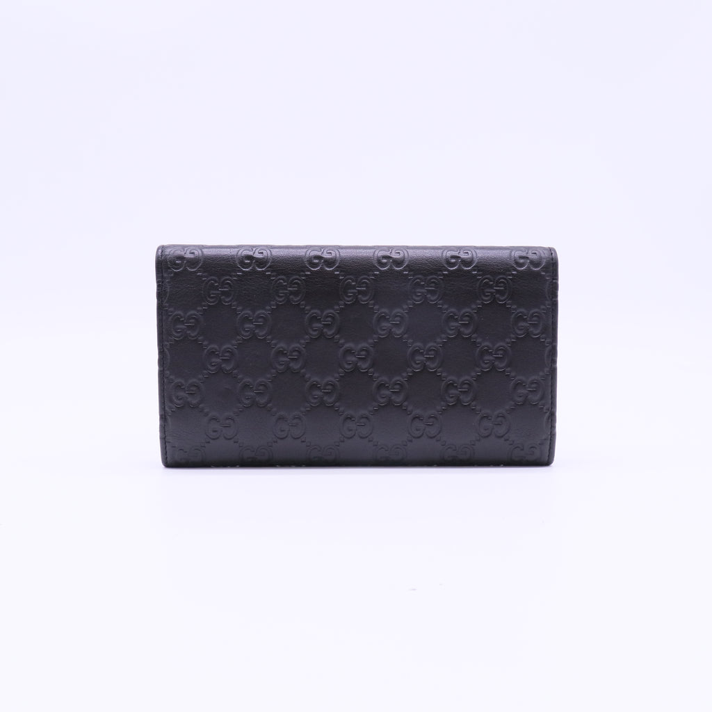 Gucci Guccissima Flap Wallet W21881