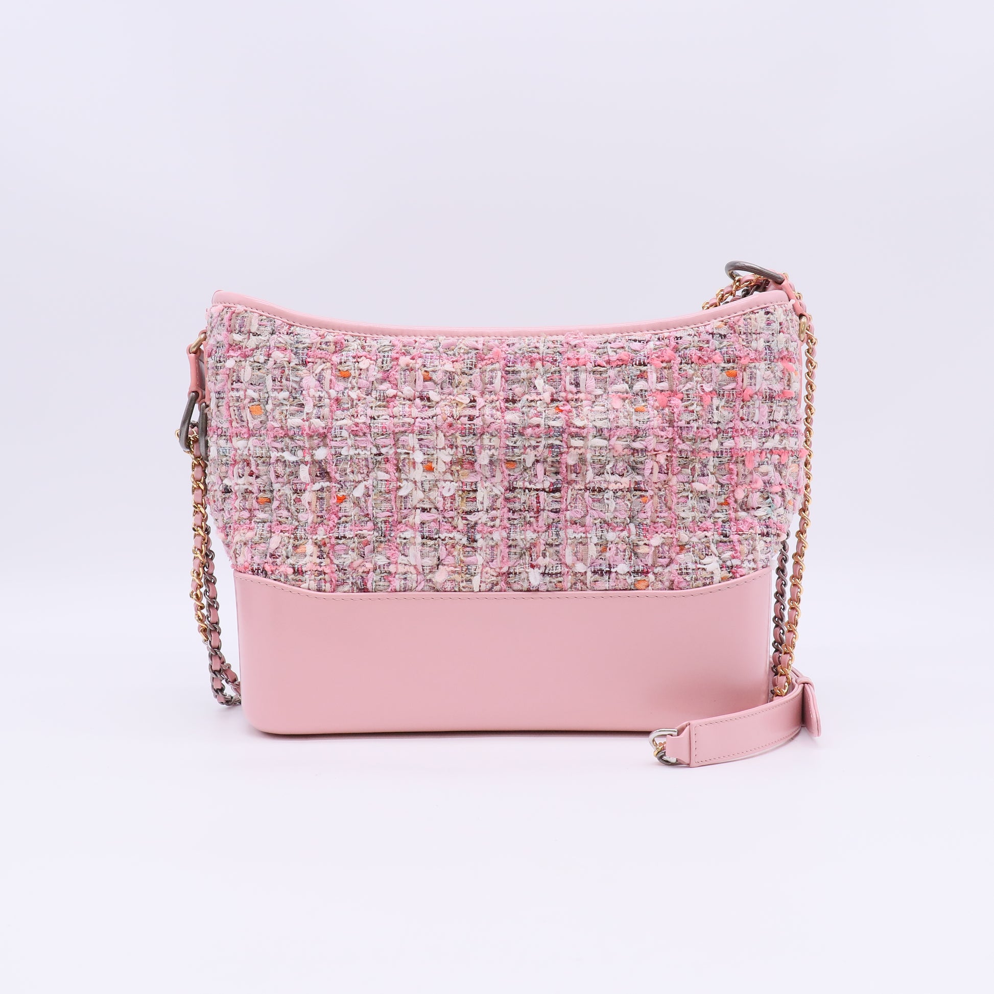 Chanel Tweed Calfskin Small Gabrielle Hobo B23976