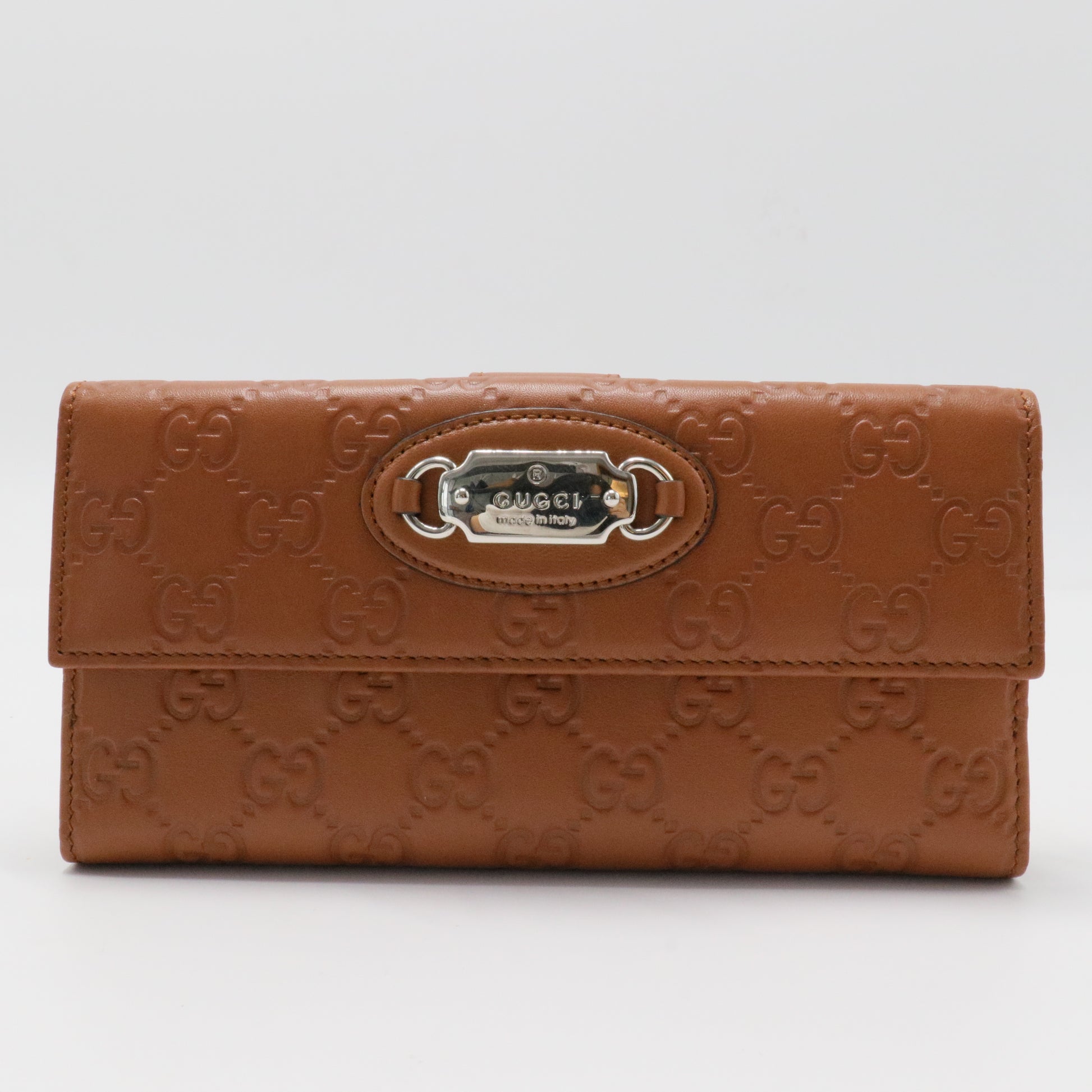 Guccissima Punch Continental Flap Wallet