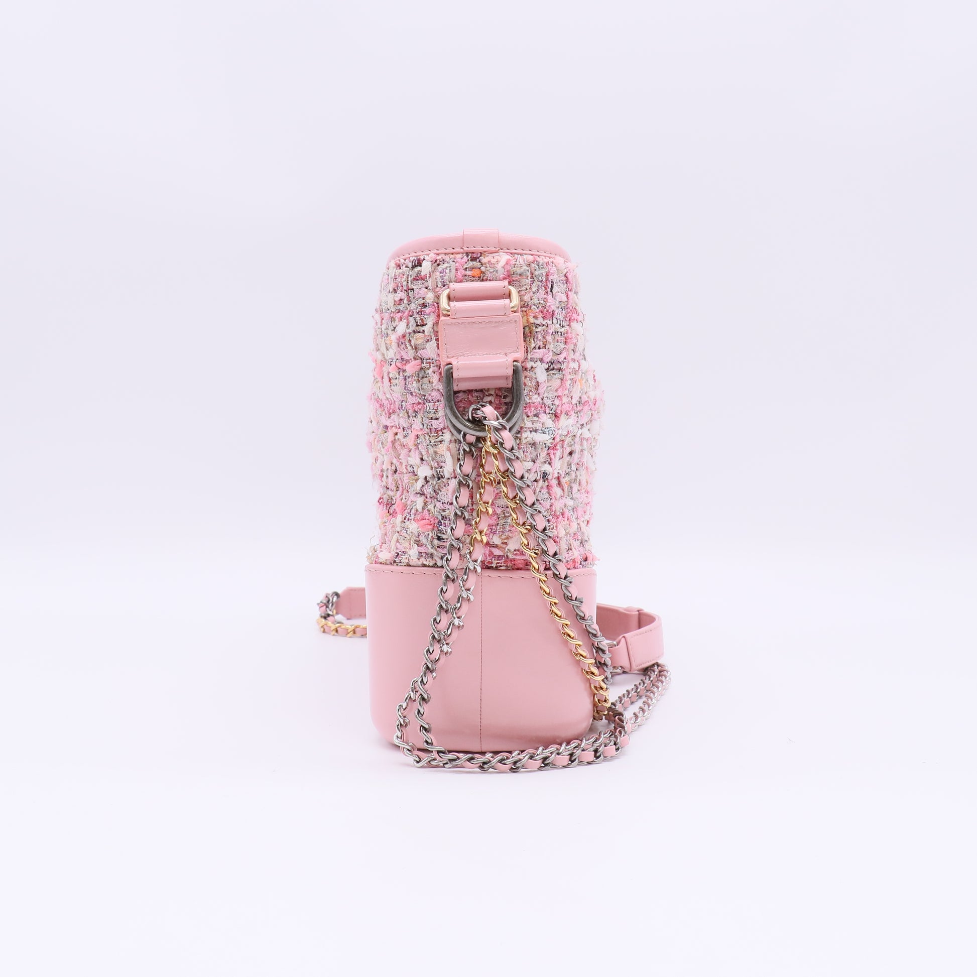 Chanel Tweed Calfskin Small Gabrielle Hobo B23976
