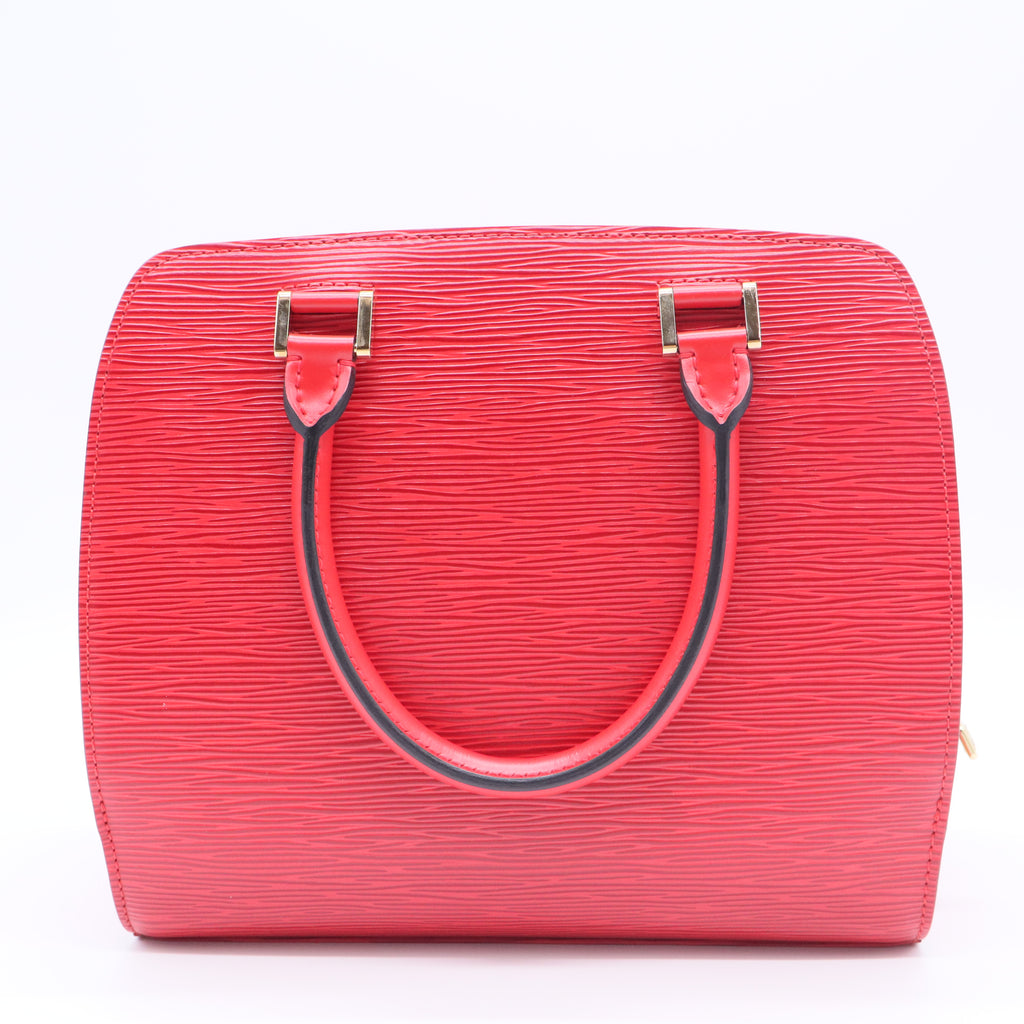 Red Epi Leather Vintage Pont Neuf PM Bag