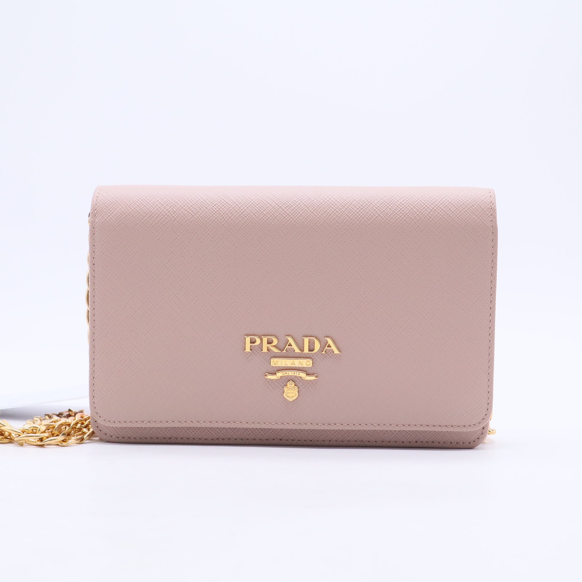 Chain Wallet Crossbody Saffiano Leather Twins LDJ3053