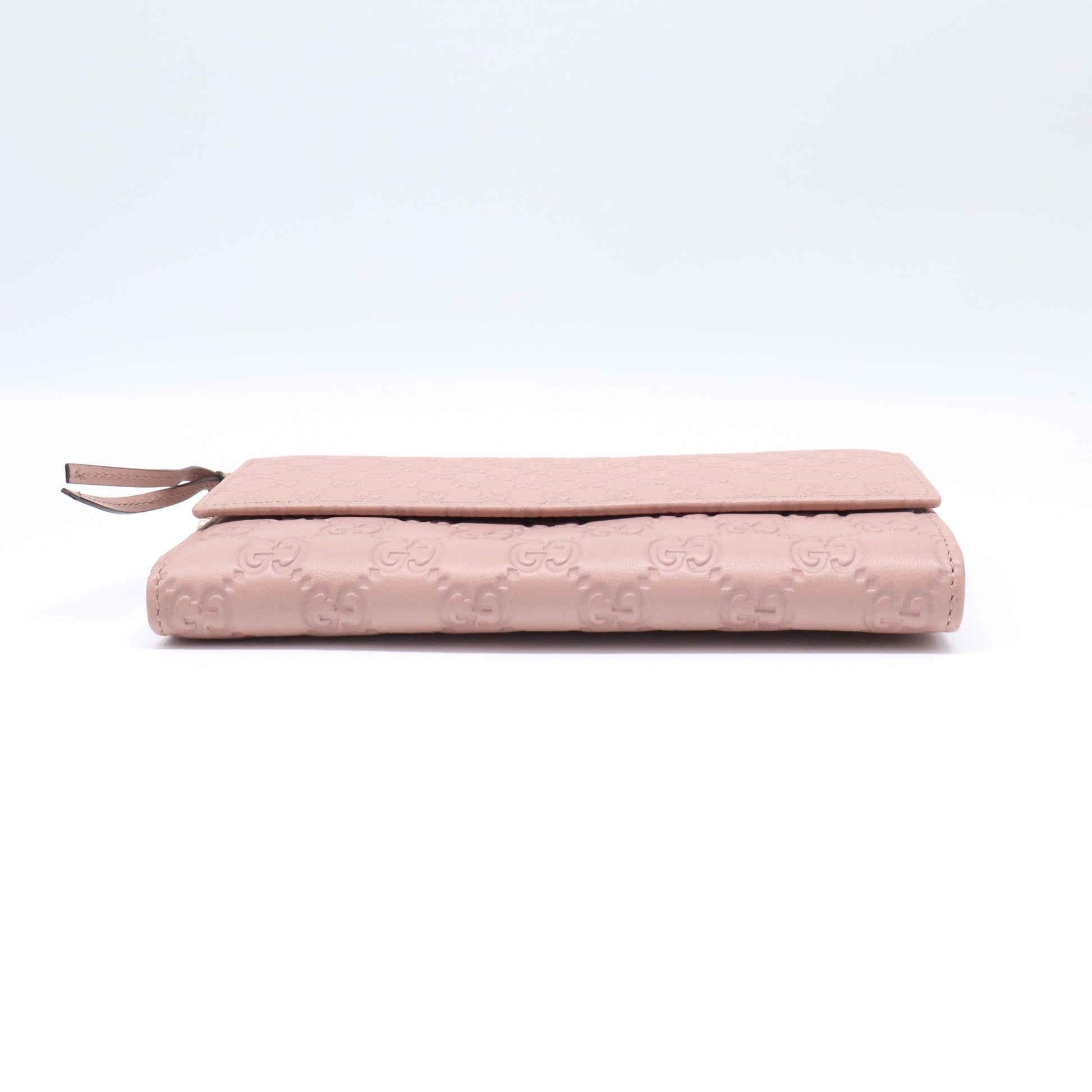 Gucci Microguccissima Continental Flap Wallet Pink W21647