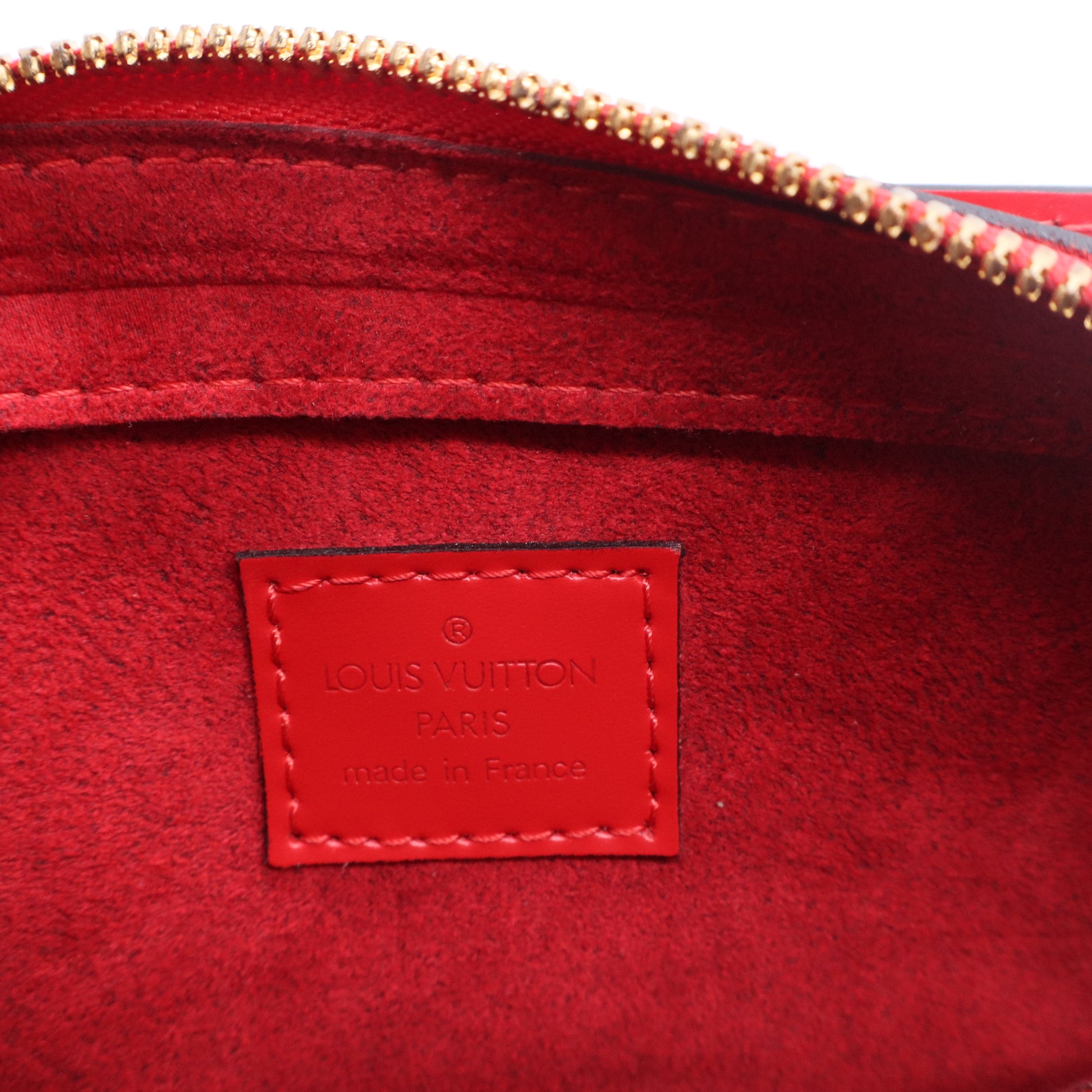 Red Epi Leather Vintage Pont Neuf PM Bag