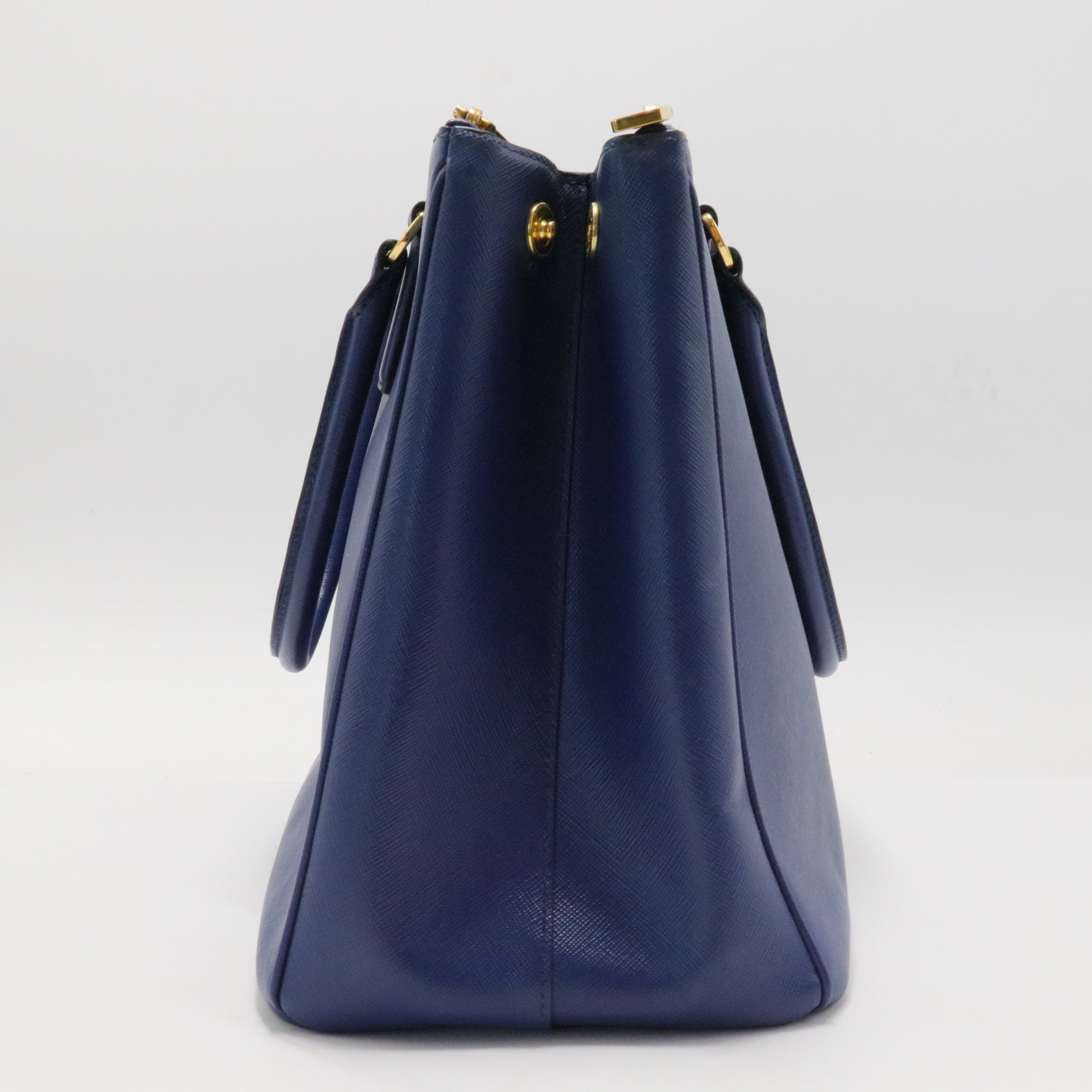 Cuir Double Tote Saffiano Leather Large