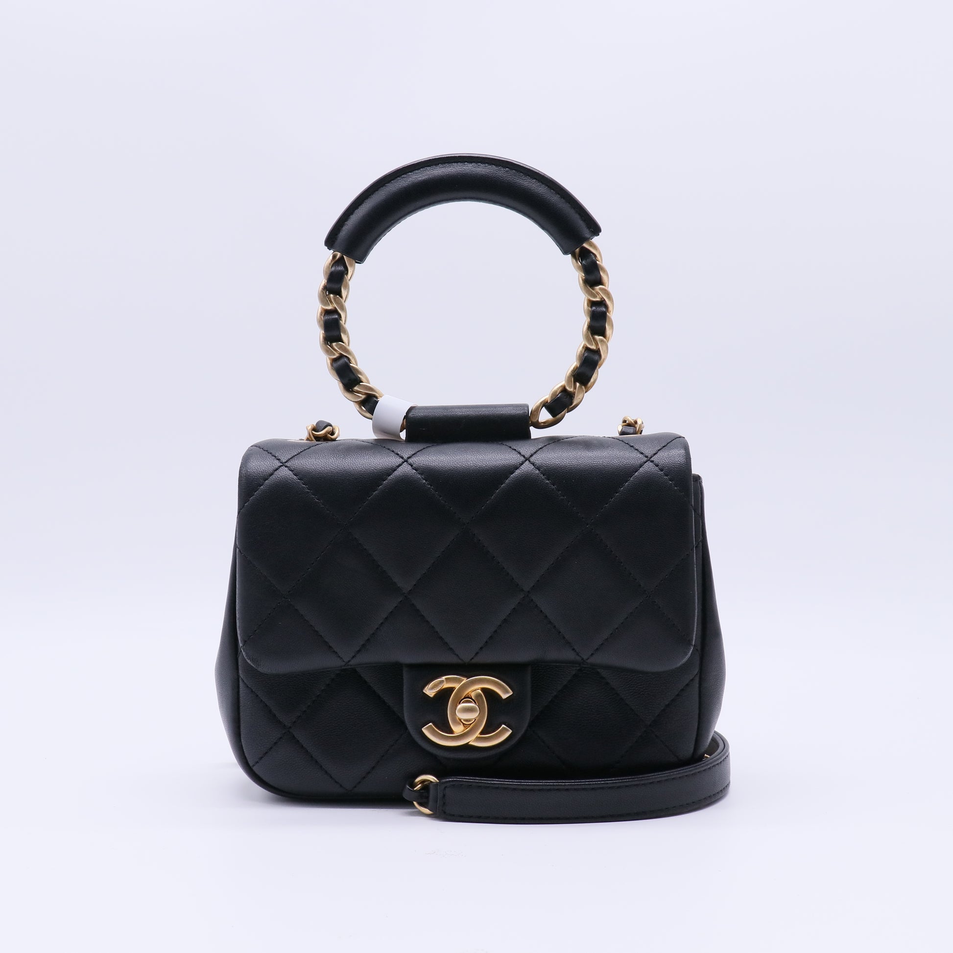 In The Loop Flap Bag Quilted Lambskin Small B22241