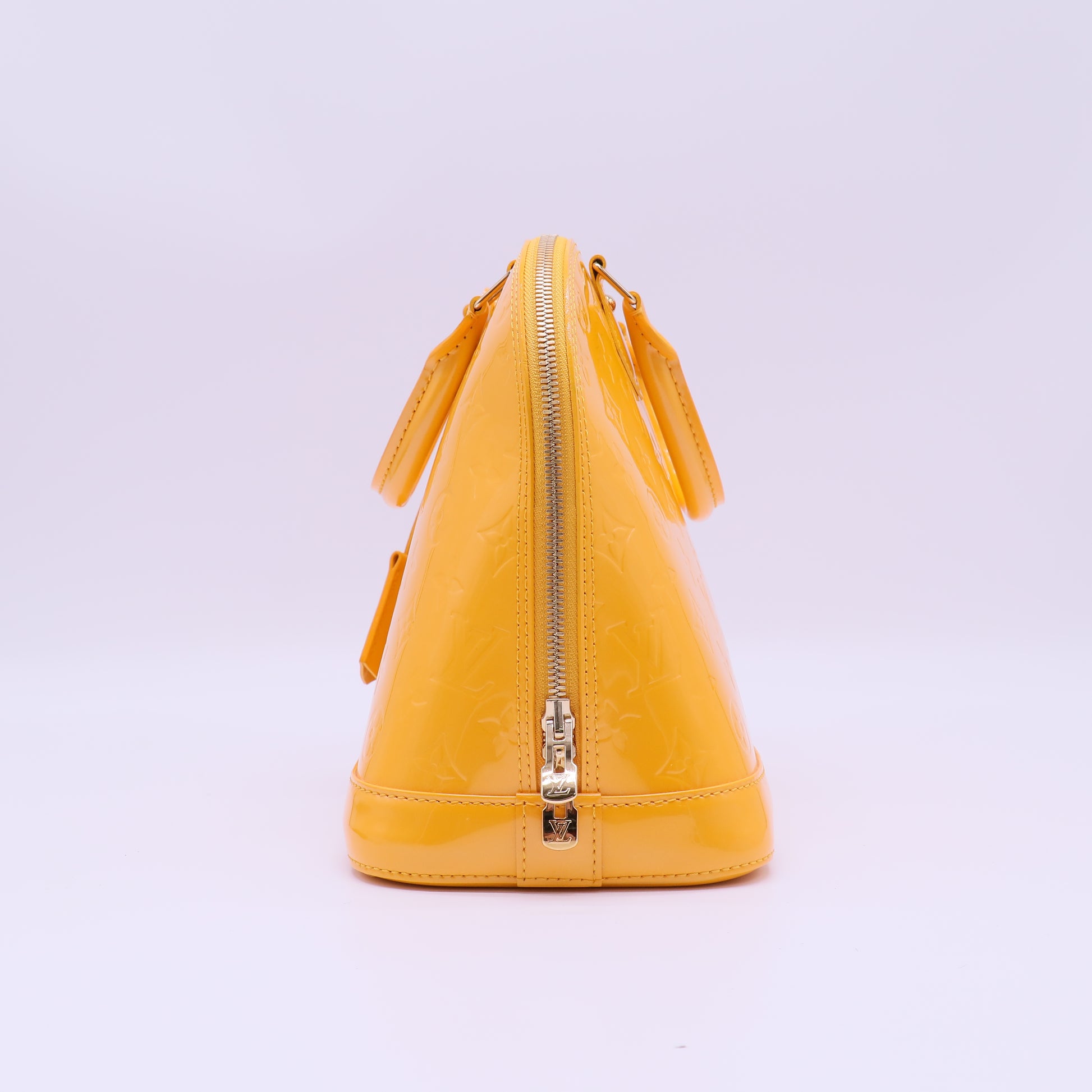 Louis Vuitton Jaune Passion Monogram Vernis Alma PM Bag B22589