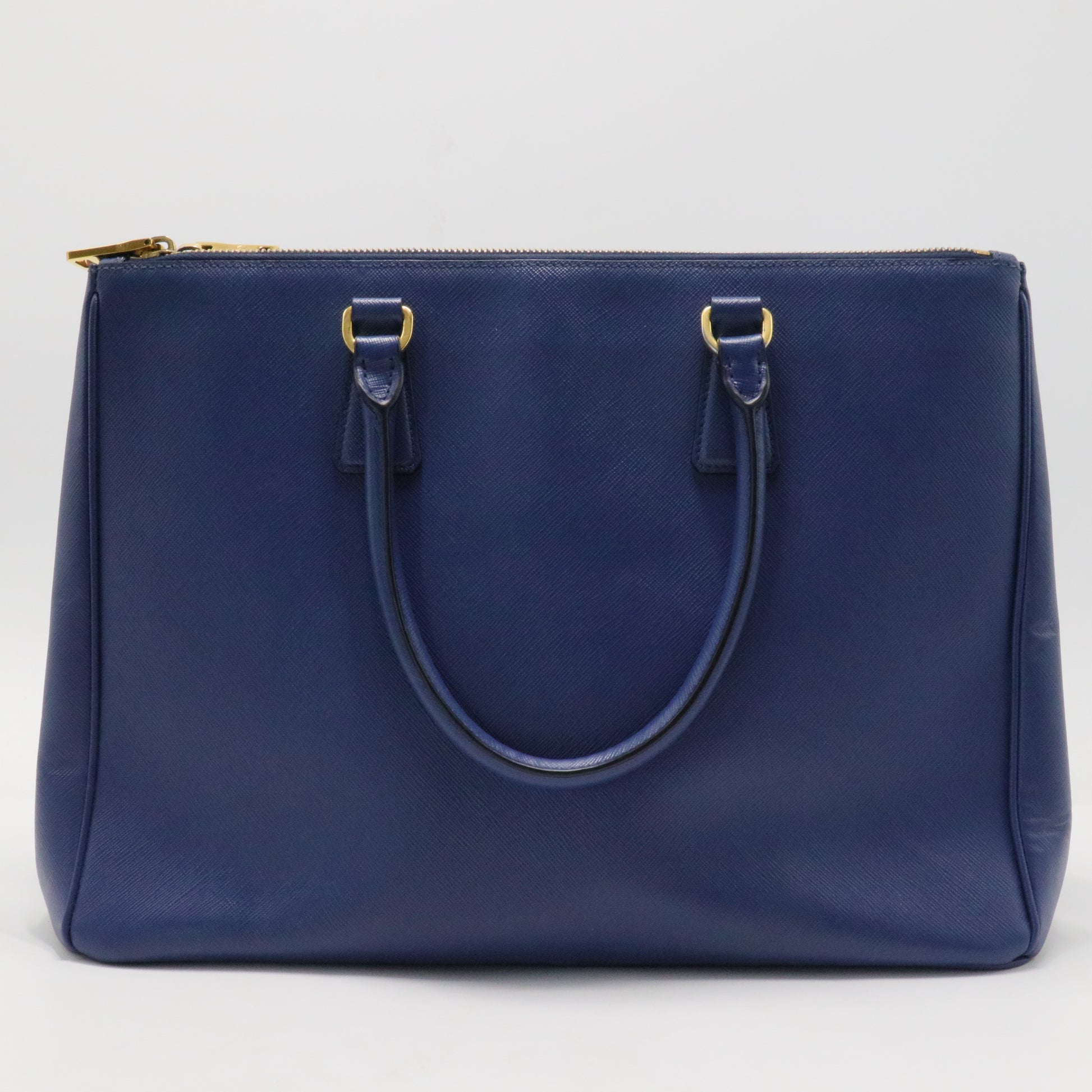 Cuir Double Tote Saffiano Leather Large