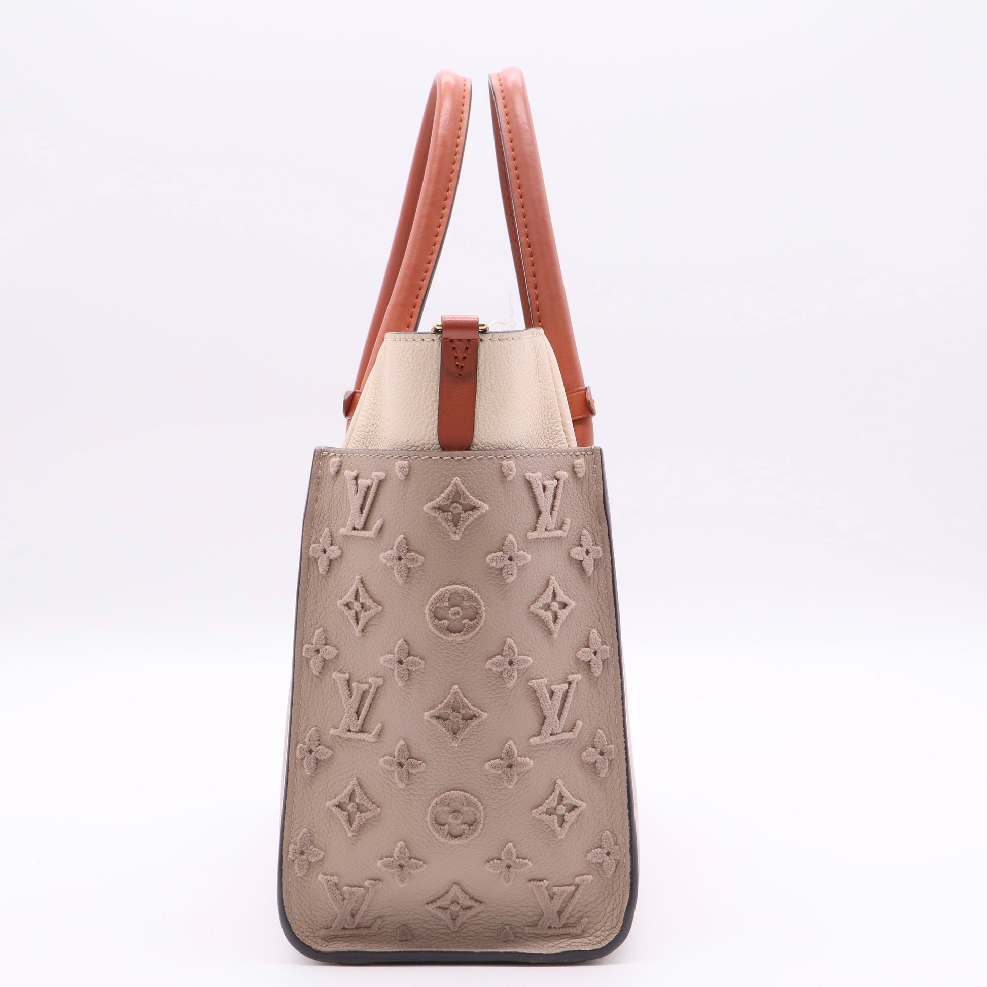 Louis Vuitton Galet Grained Leather Tufted On My Side Bag twins