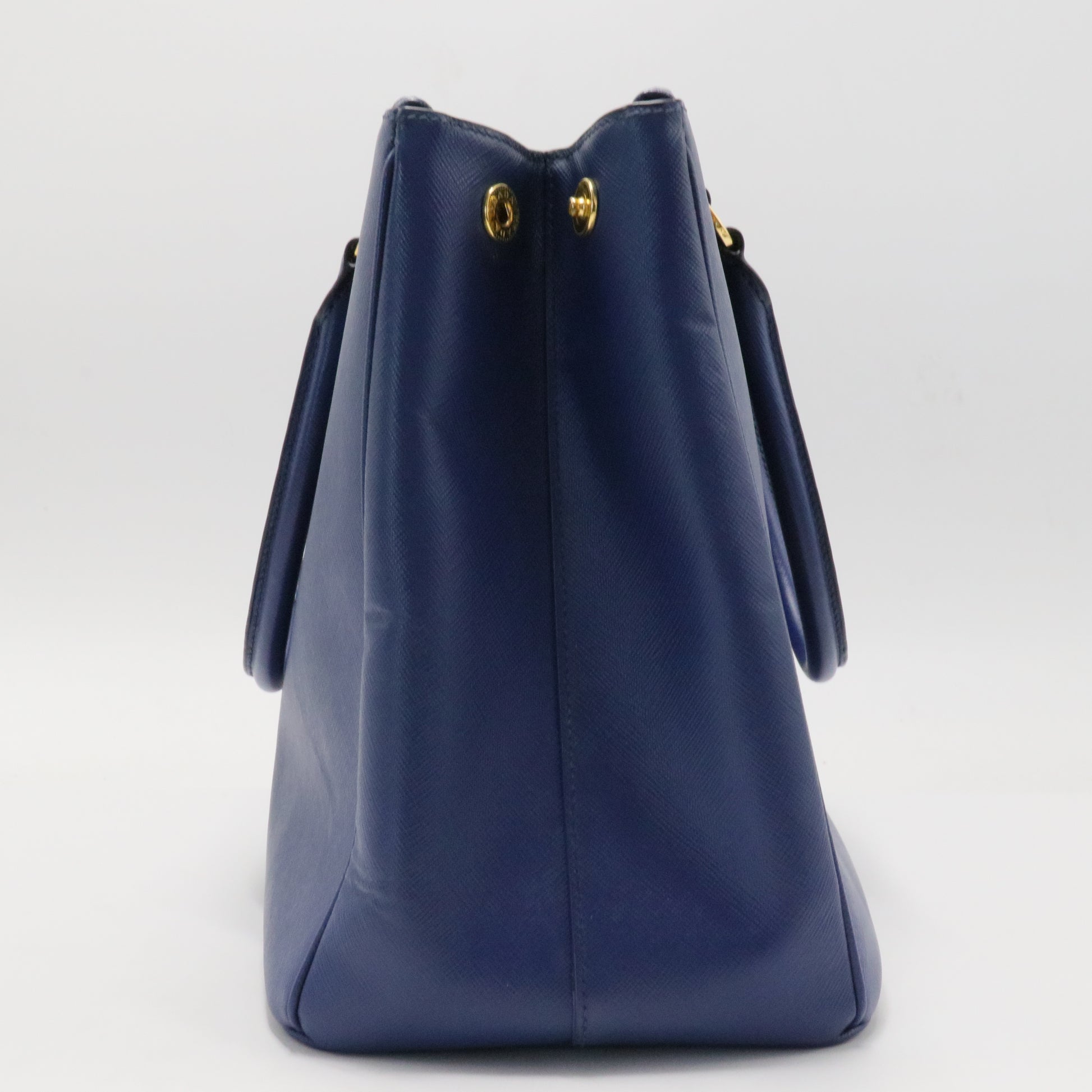 Cuir Double Tote Saffiano Leather Large