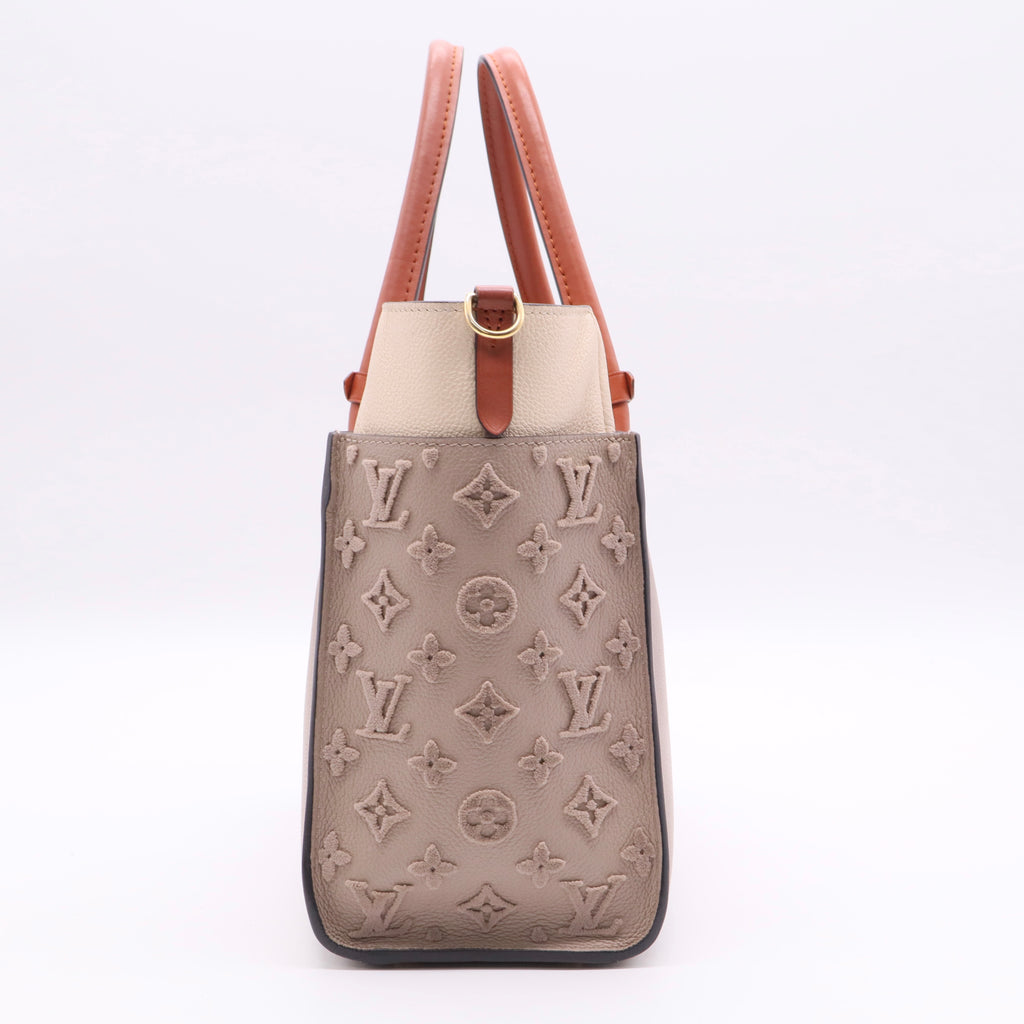 Louis Vuitton Galet Grained Leather Tufted On My Side Bag twins