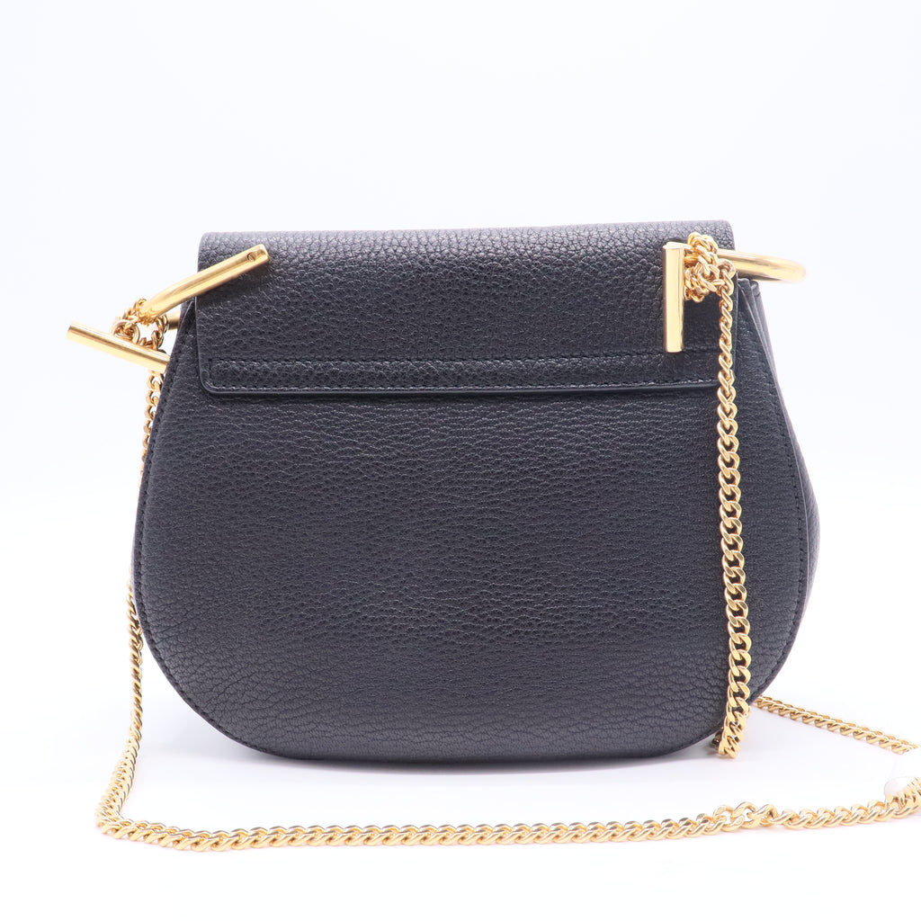 Grained Lambskin Drew Shoulder Bag