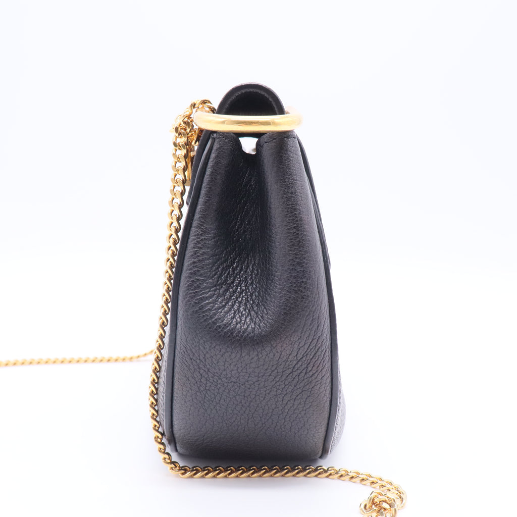 Grained Lambskin Drew Shoulder Bag
