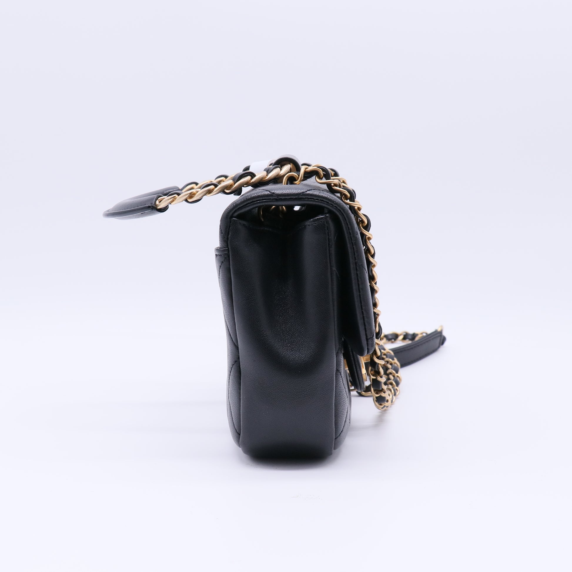 In The Loop Flap Bag Quilted Lambskin Small B22241
