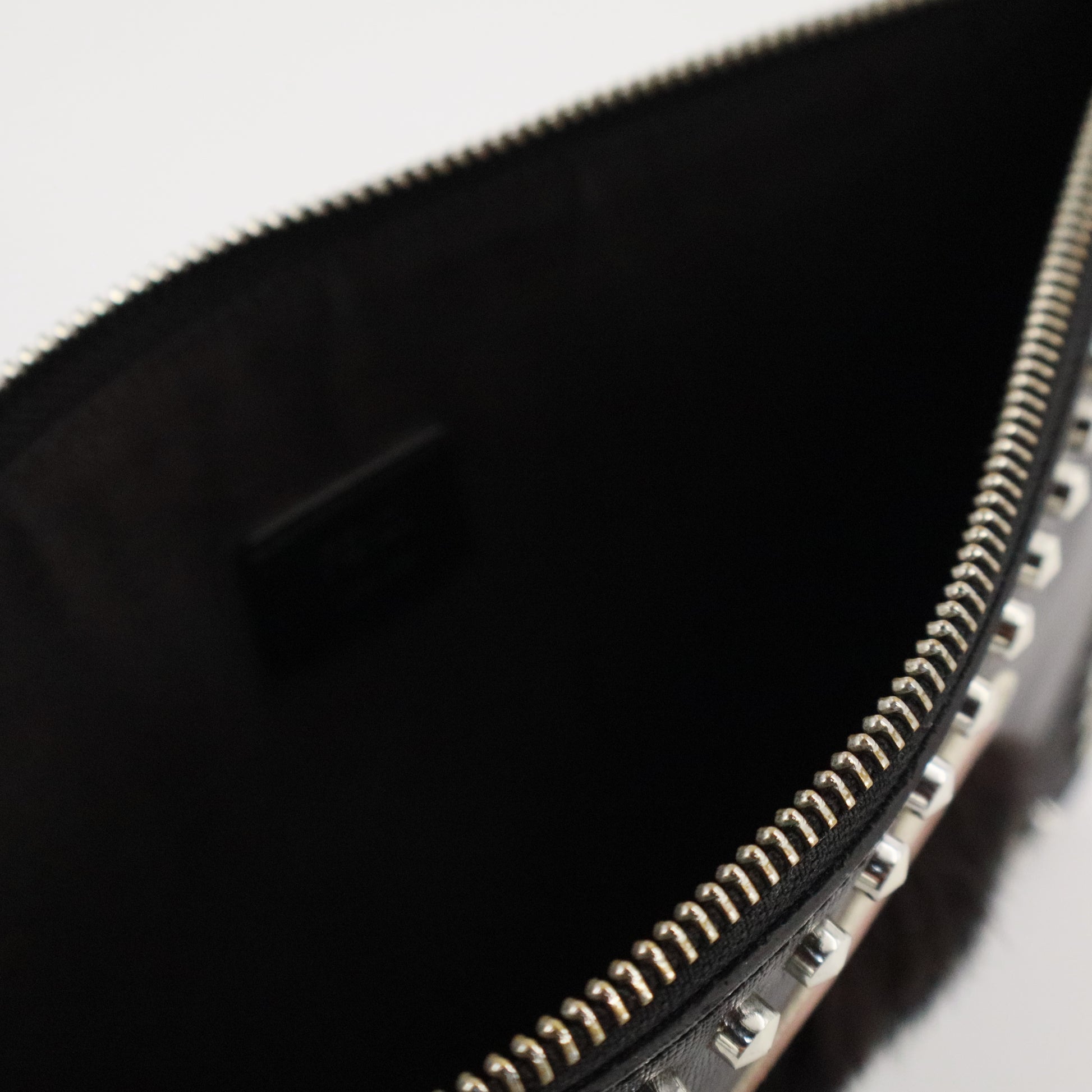 Karlito Pouch Studded Saffiano Leather Medium