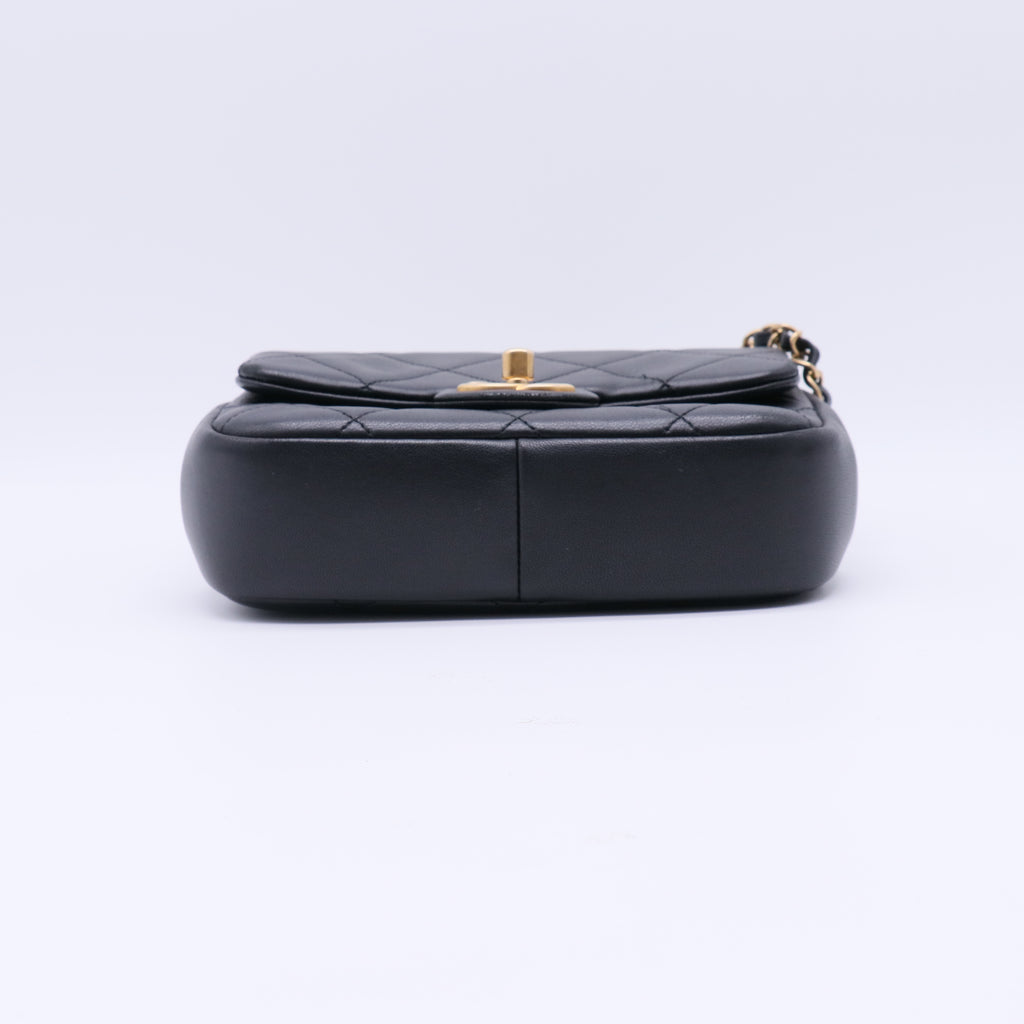 In The Loop Flap Bag Quilted Lambskin Small B22241