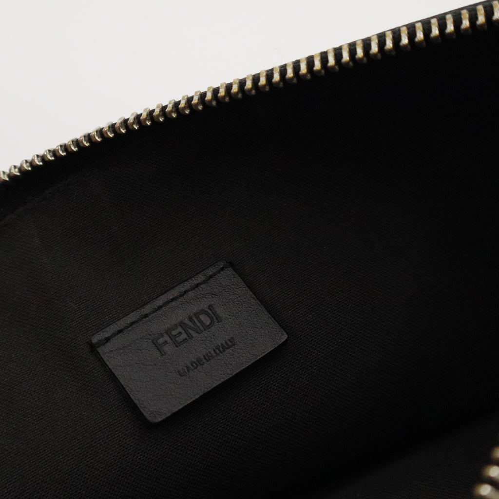 Karlito Pouch Studded Saffiano Leather Medium