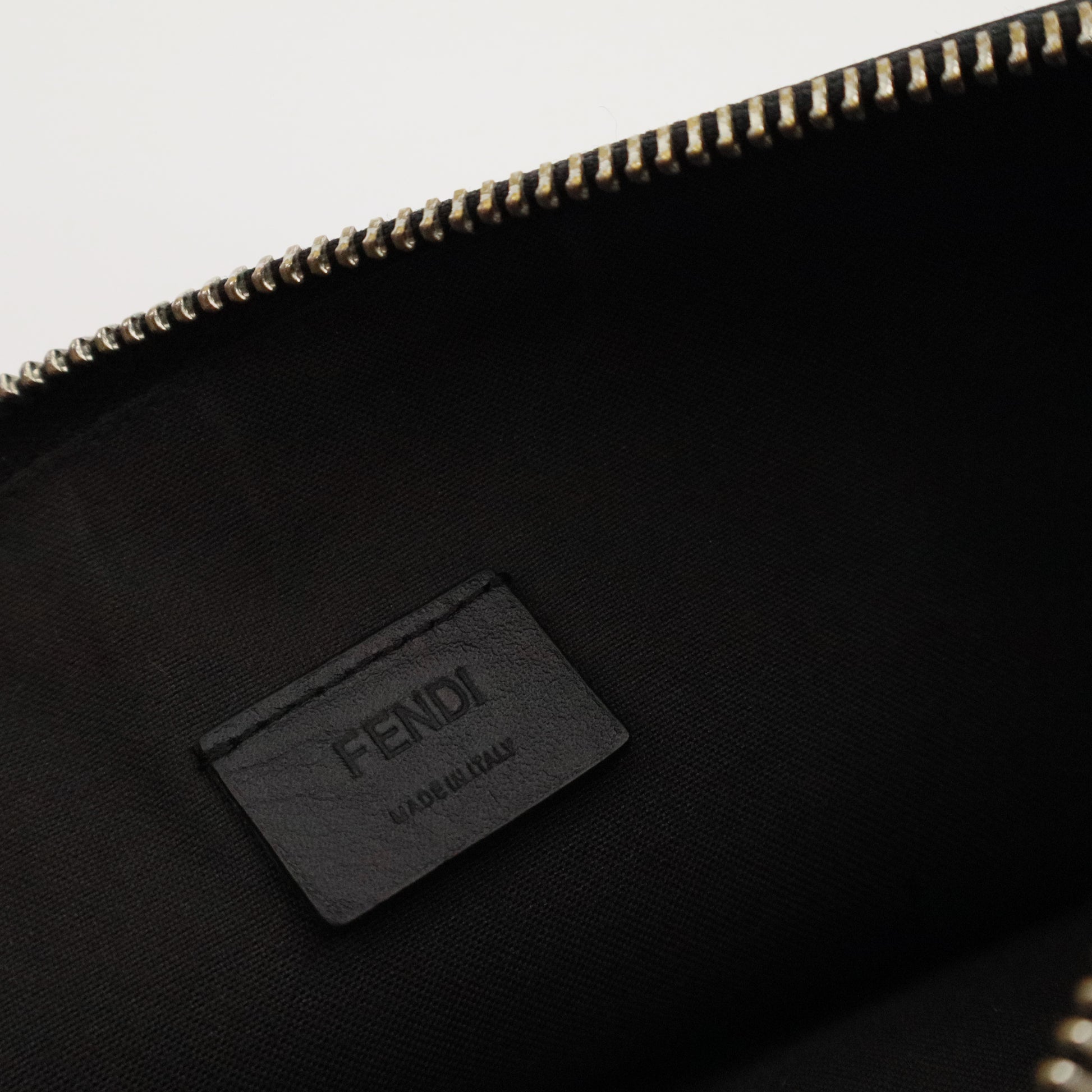 Karlito Pouch Studded Saffiano Leather Medium