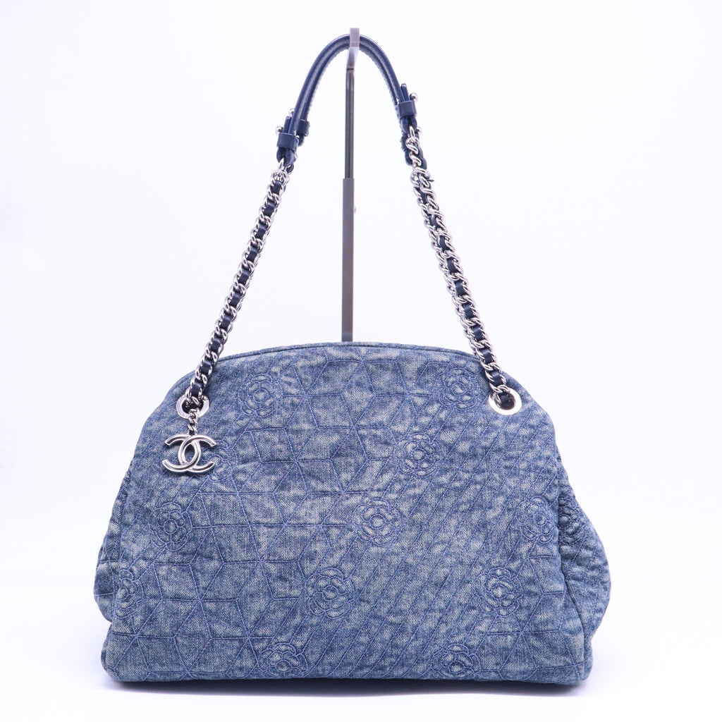 Denim Camellia Embroidered Large Just Mademoiselle Blue B21279