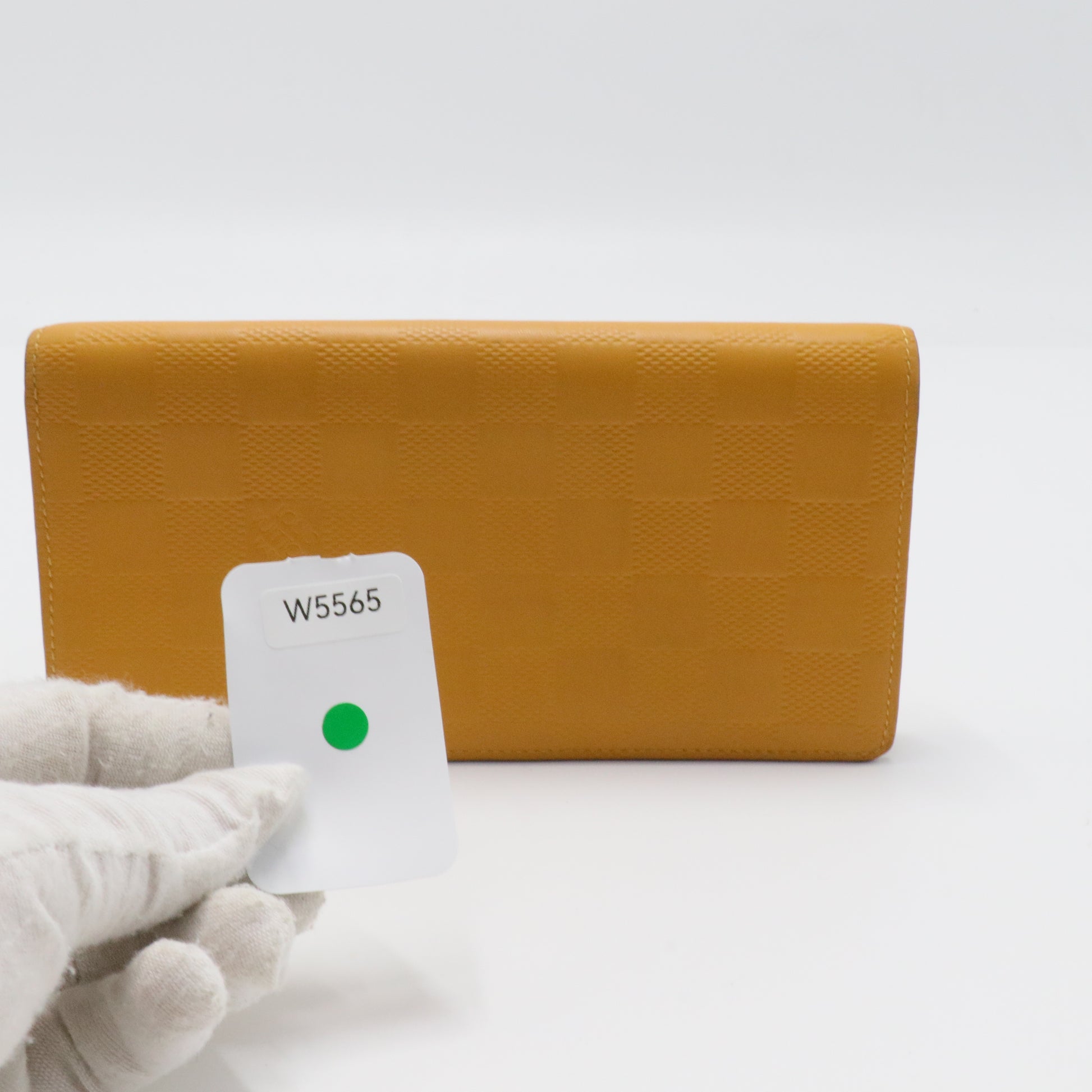 Brazza Wallet Damier Graphite Yellow